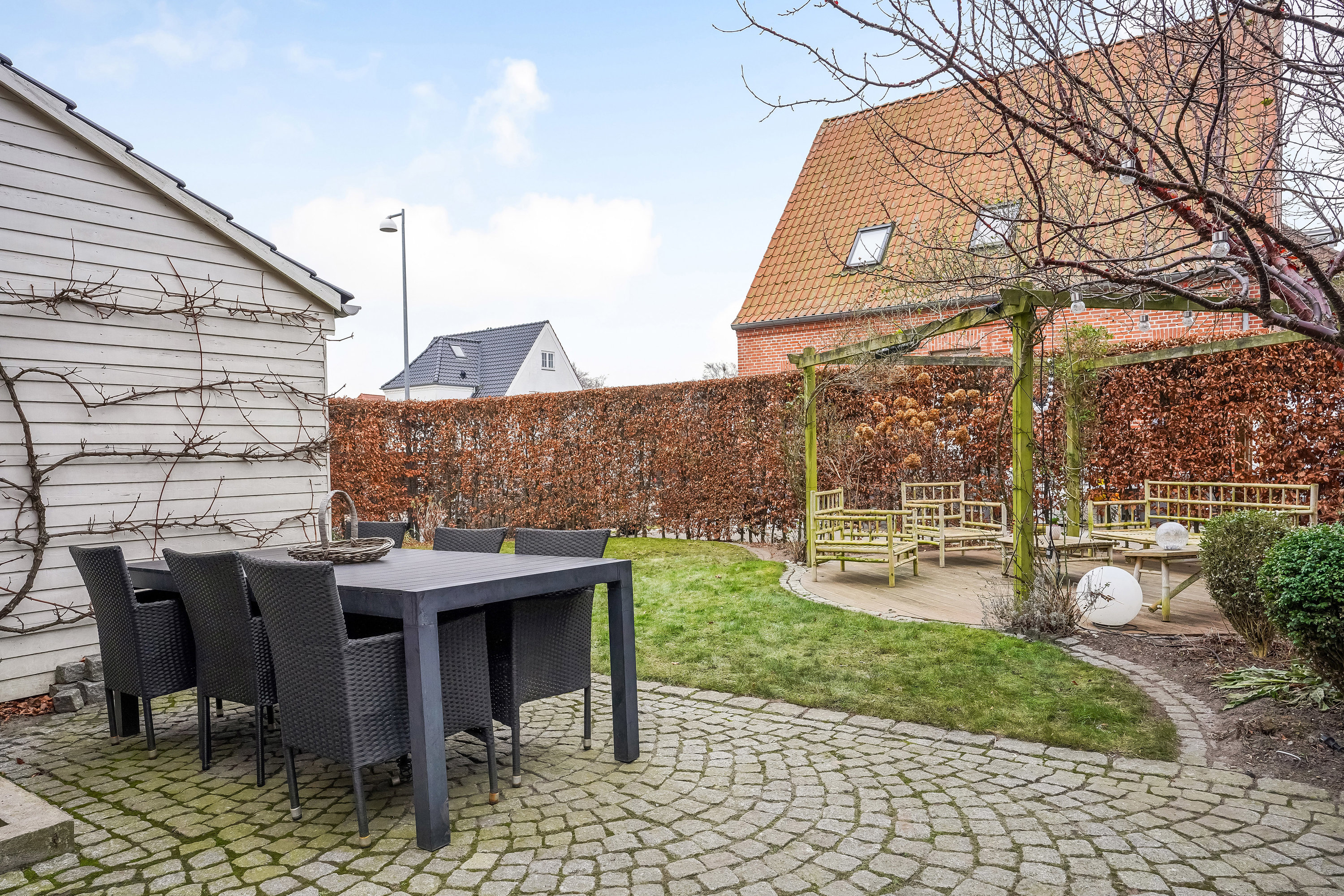 Fremhævet terrasse billede i fuldskærmstilstand. Billede af Læssøegade 169, 5230 Odense M