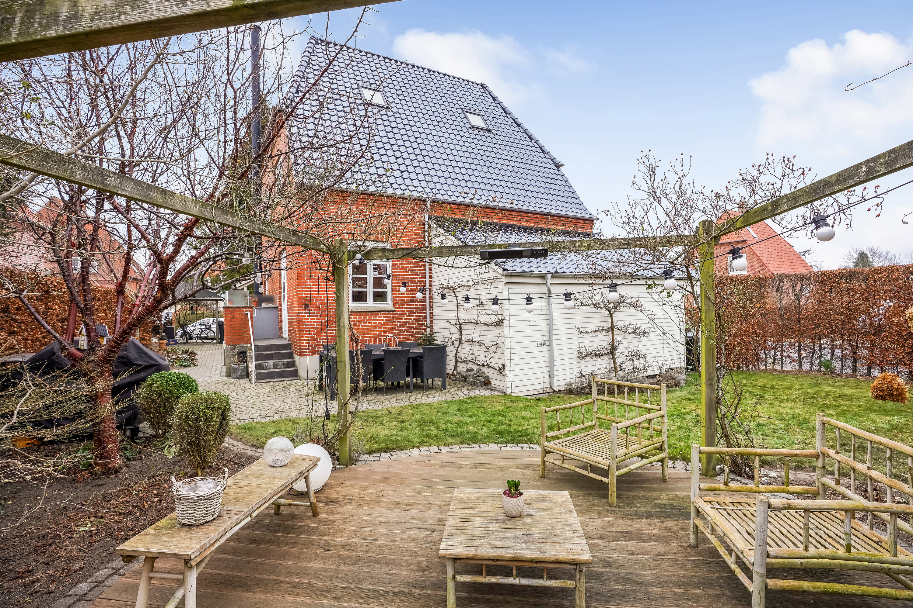 Fremhævet terrasse billede i fuldskærmstilstand. Billede af Læssøegade 169, 5230 Odense M