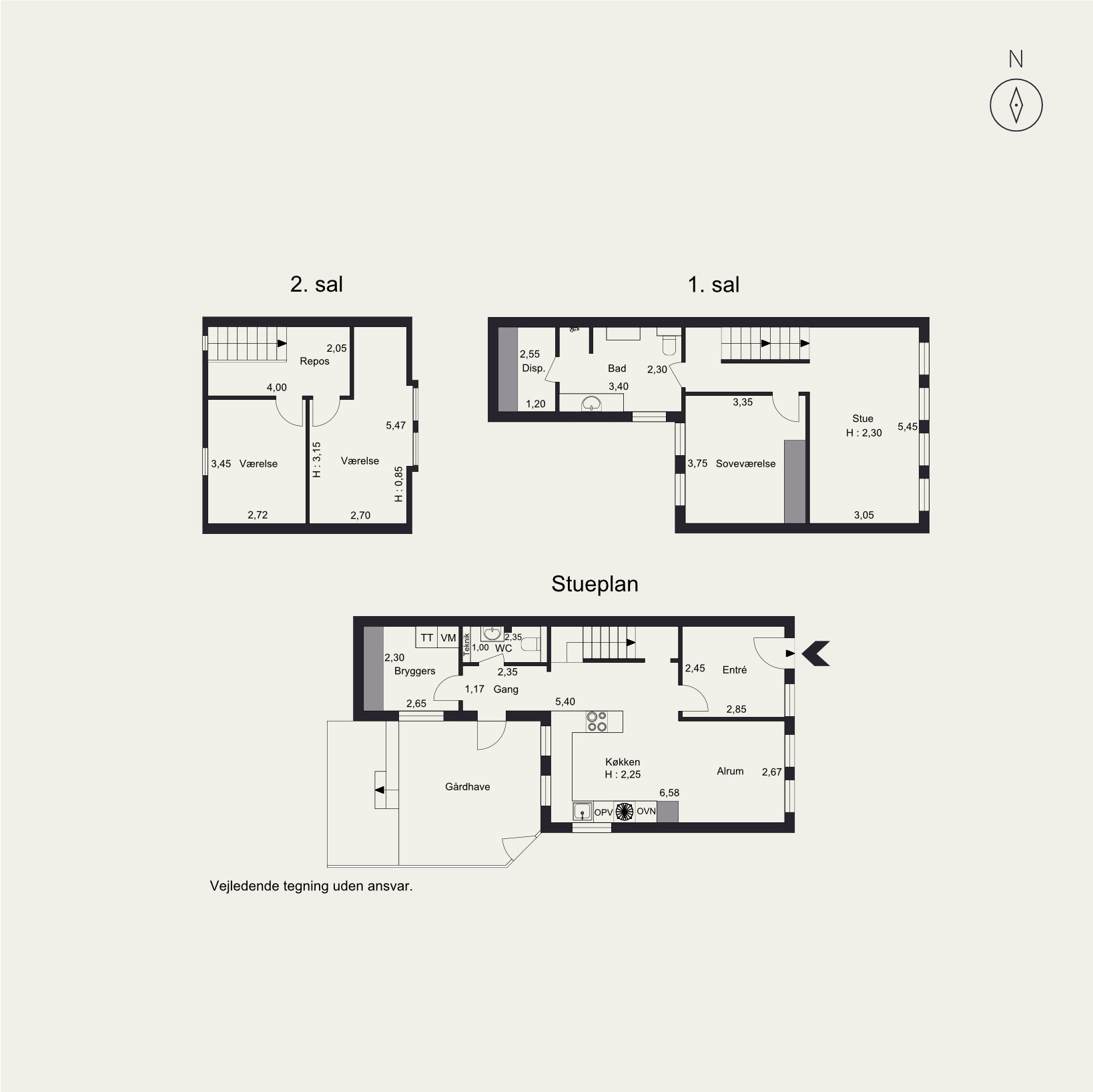 Plantegninger billede af Fugholm 14, 8700 Horsens
