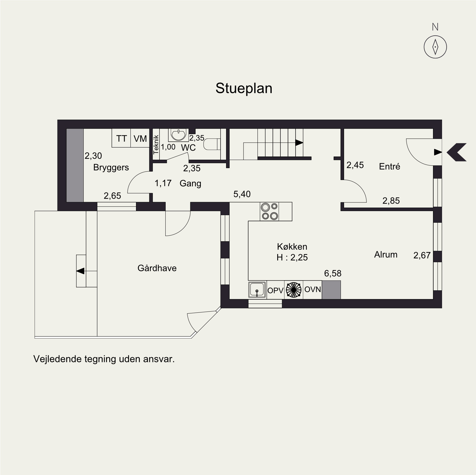 Plantegninger billede af Fugholm 14, 8700 Horsens