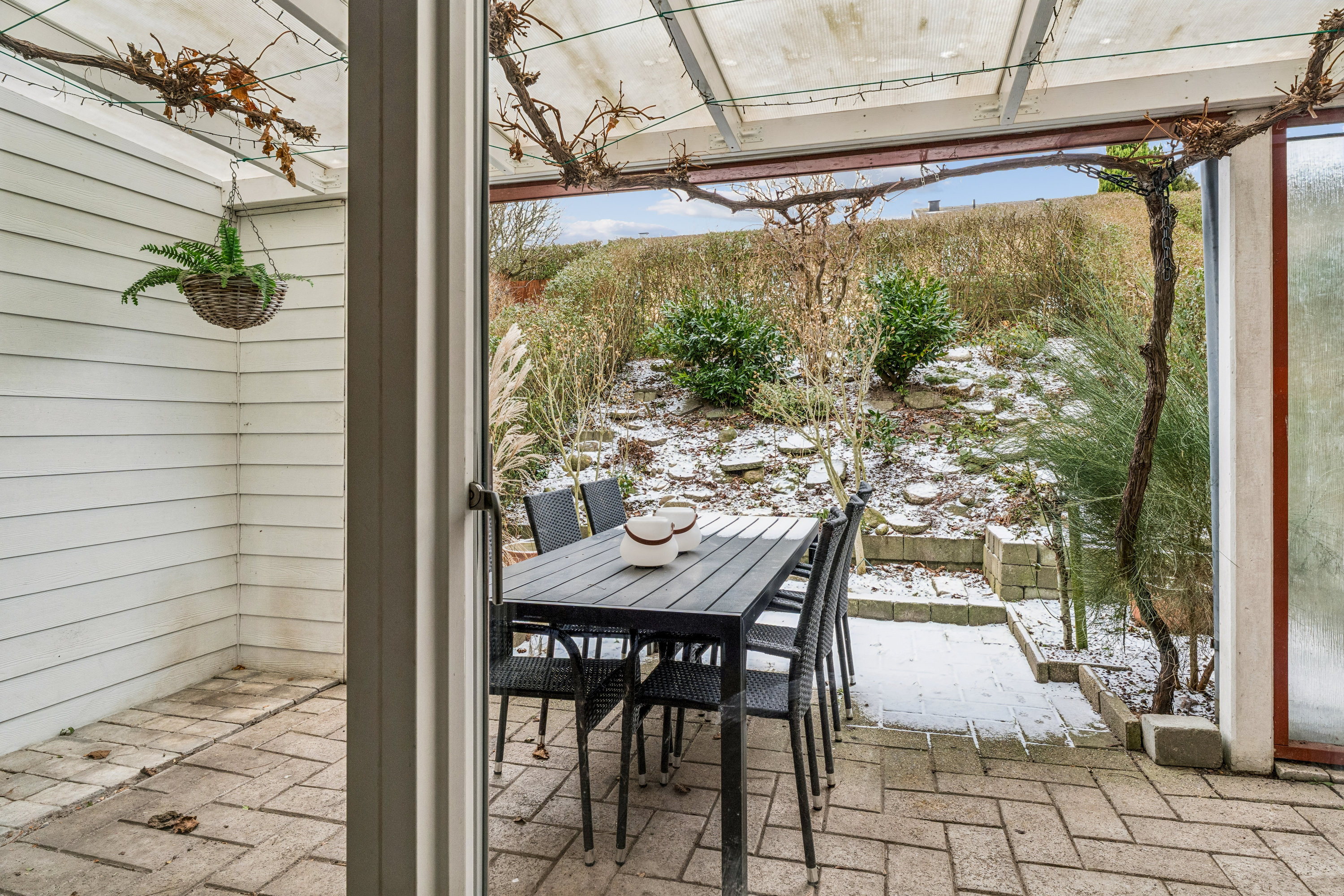 Fremhævet terrasse billede i fuldskærmstilstand. Billede af Godske Lindenovs Vej 85, Gug, 9210 Aalborg SØ