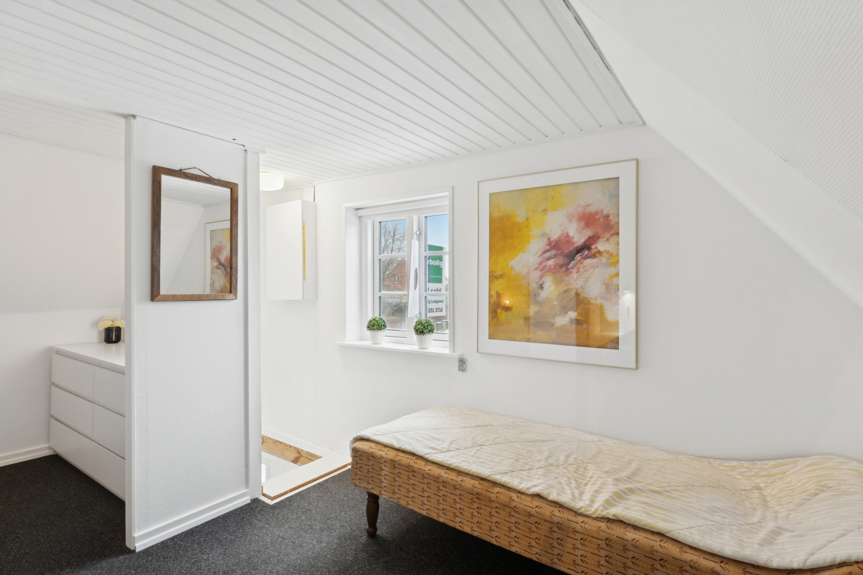 Fremhævet soveværelse billede i fuldskærmstilstand. Billede af Nørrebro 68, 5900 Rudkøbing