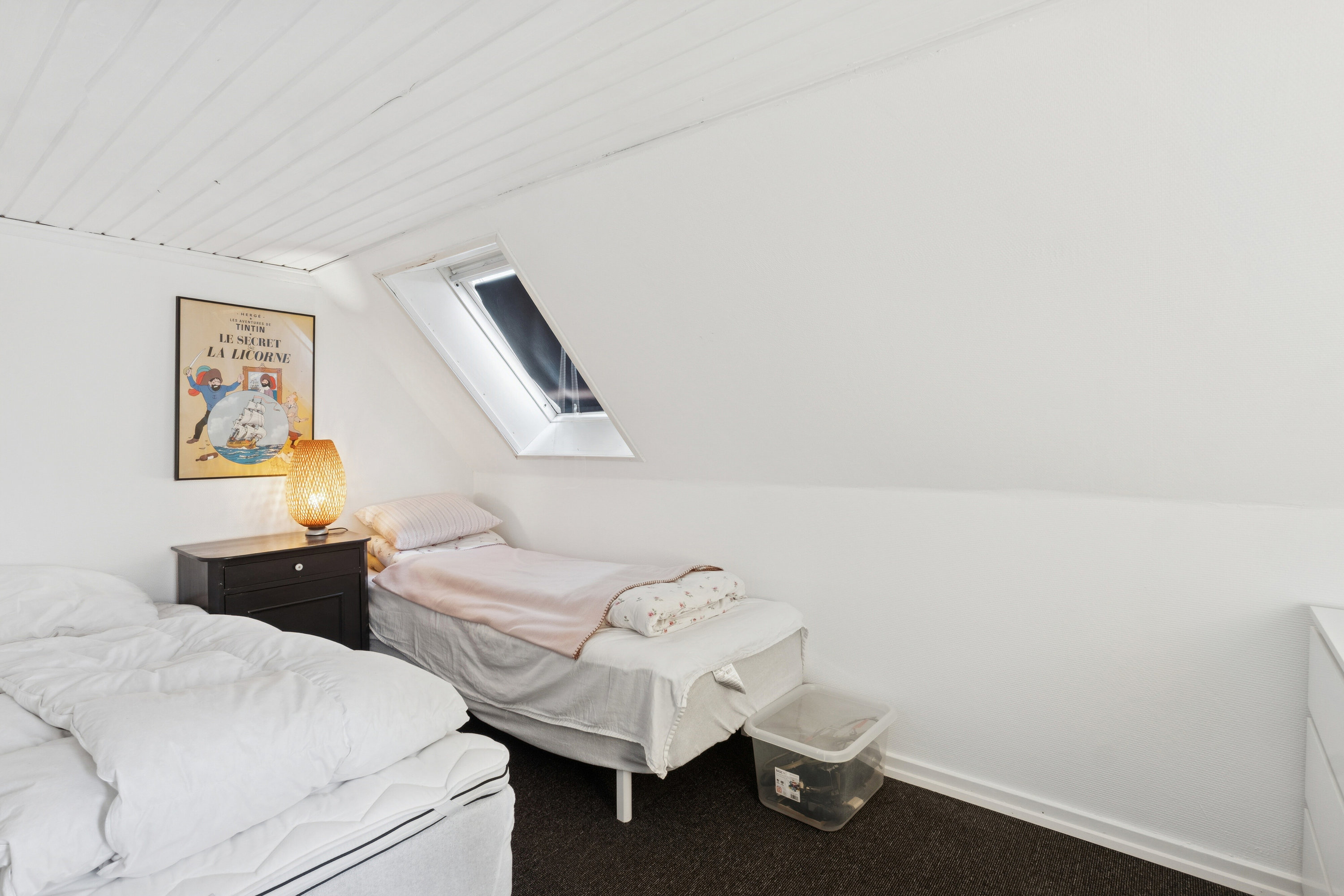 Fremhævet soveværelse billede i fuldskærmstilstand. Billede af Nørrebro 68, 5900 Rudkøbing