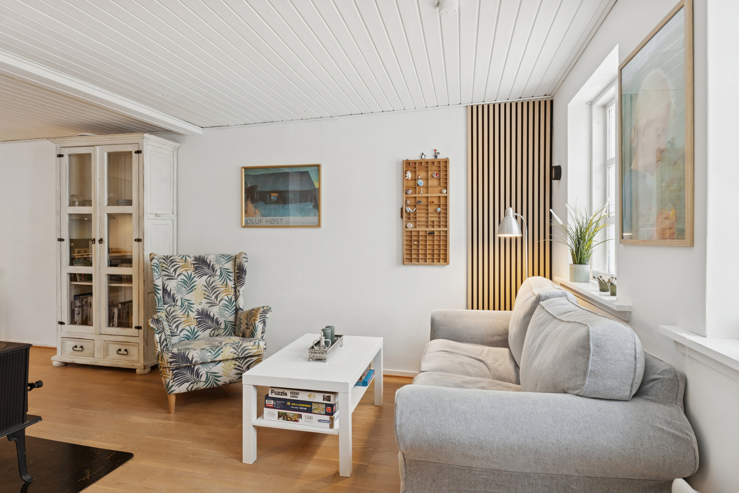 Fremhævet stue billede i fuldskærmstilstand. Billede af Nørrebro 68, 5900 Rudkøbing