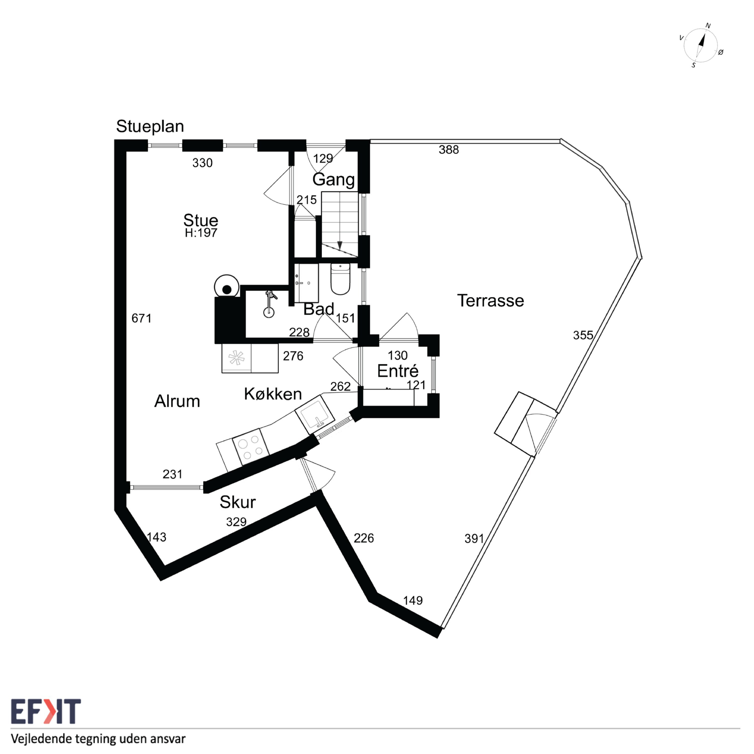 Plantegninger billede af Nørrebro 68, 5900 Rudkøbing