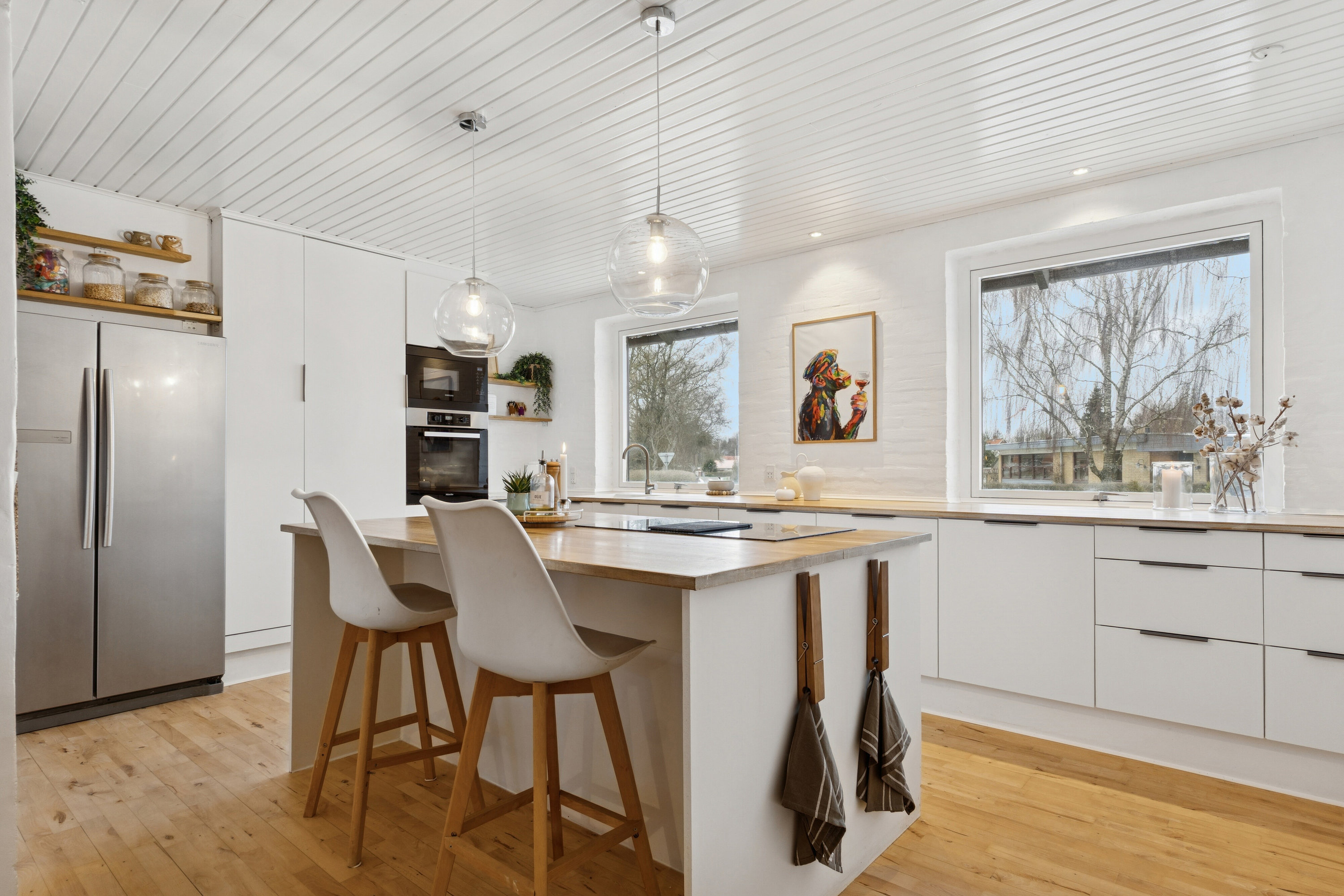 Fremhævet køkken billede i fuldskærmstilstand. Billede af Taskebjergvej 21, Nørskovlund, 8620 Kjellerup