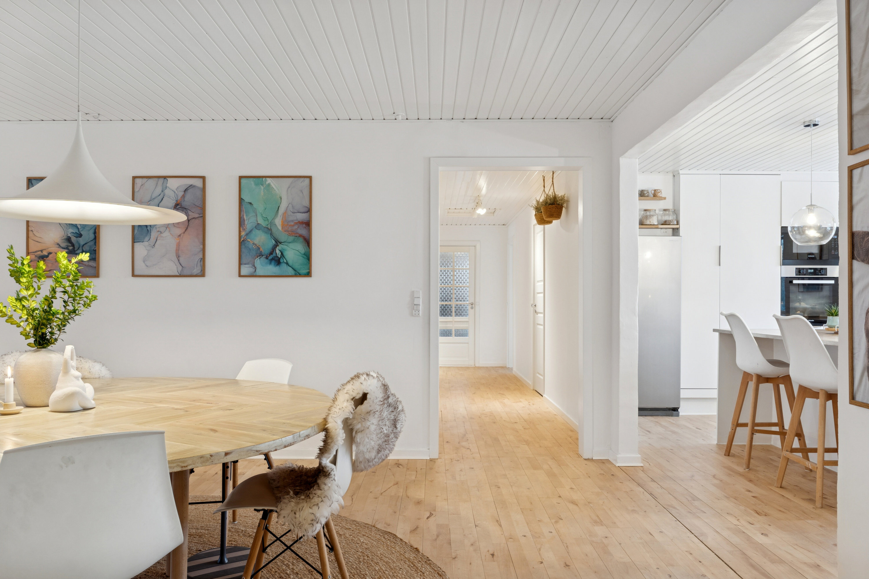 Fremhævet spisestue billede i fuldskærmstilstand. Billede af Taskebjergvej 21, Nørskovlund, 8620 Kjellerup