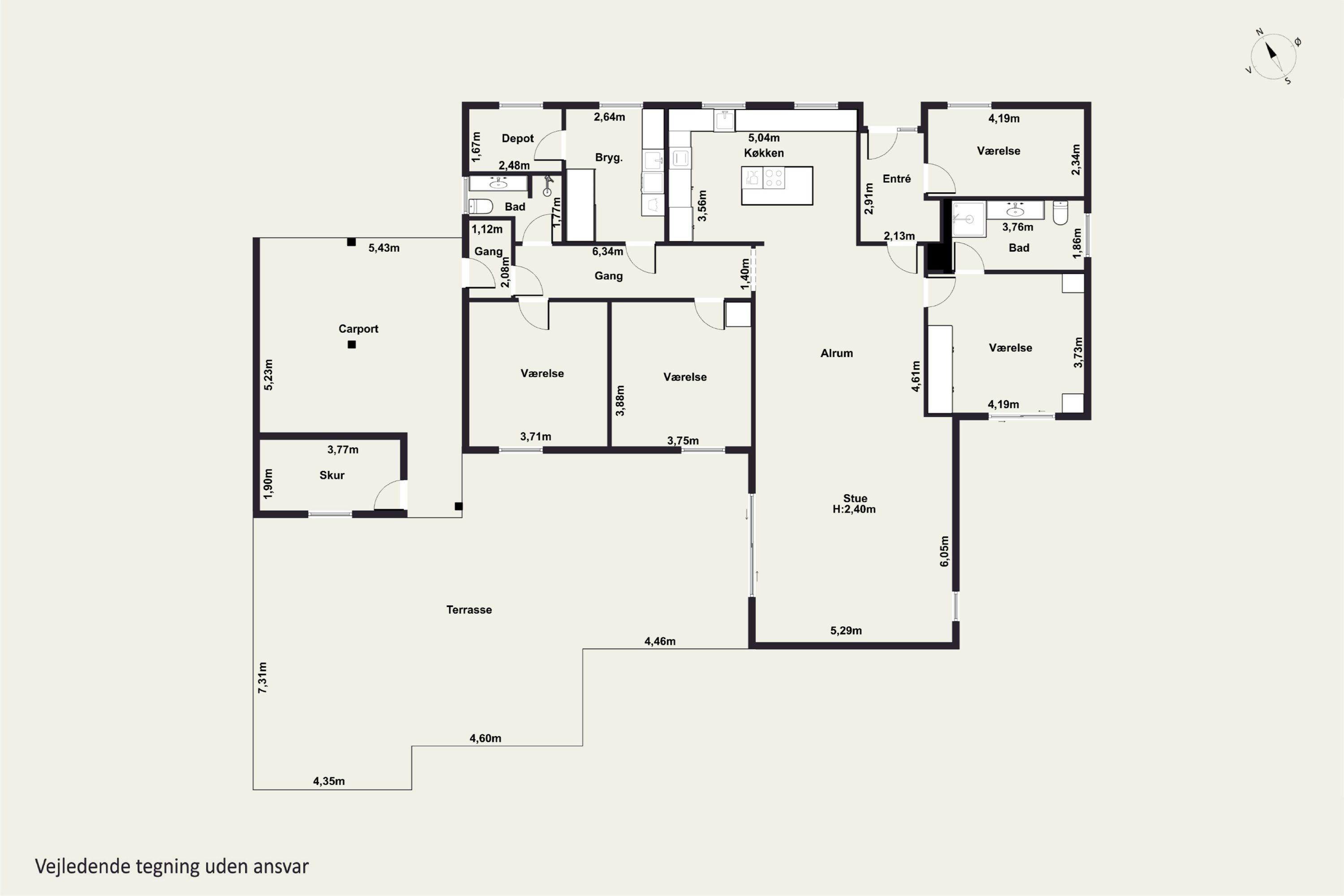 Plantegninger billede af Taskebjergvej 21, Nørskovlund, 8620 Kjellerup
