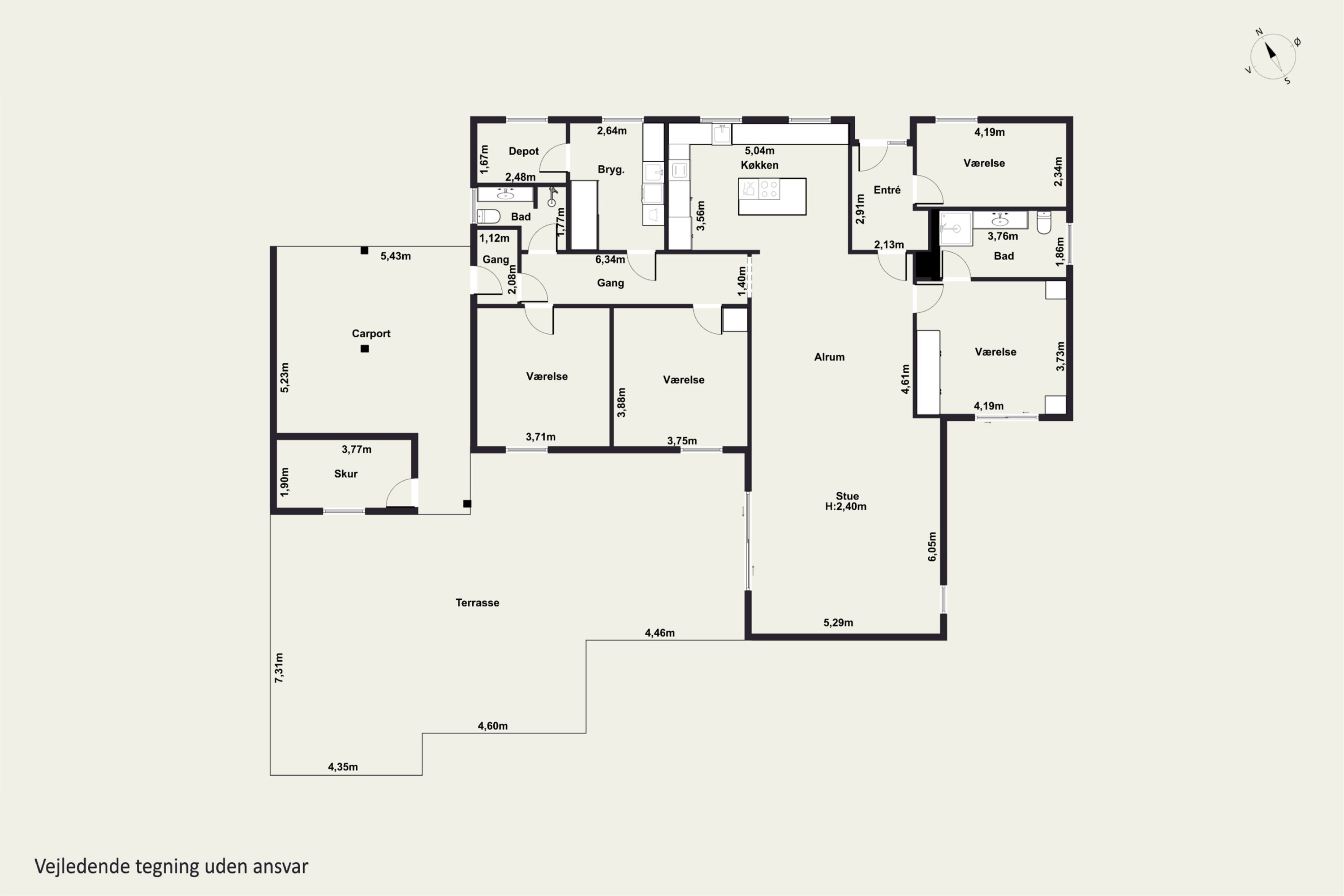 Plantegninger billede af Taskebjergvej 21, Nørskovlund, 8620 Kjellerup