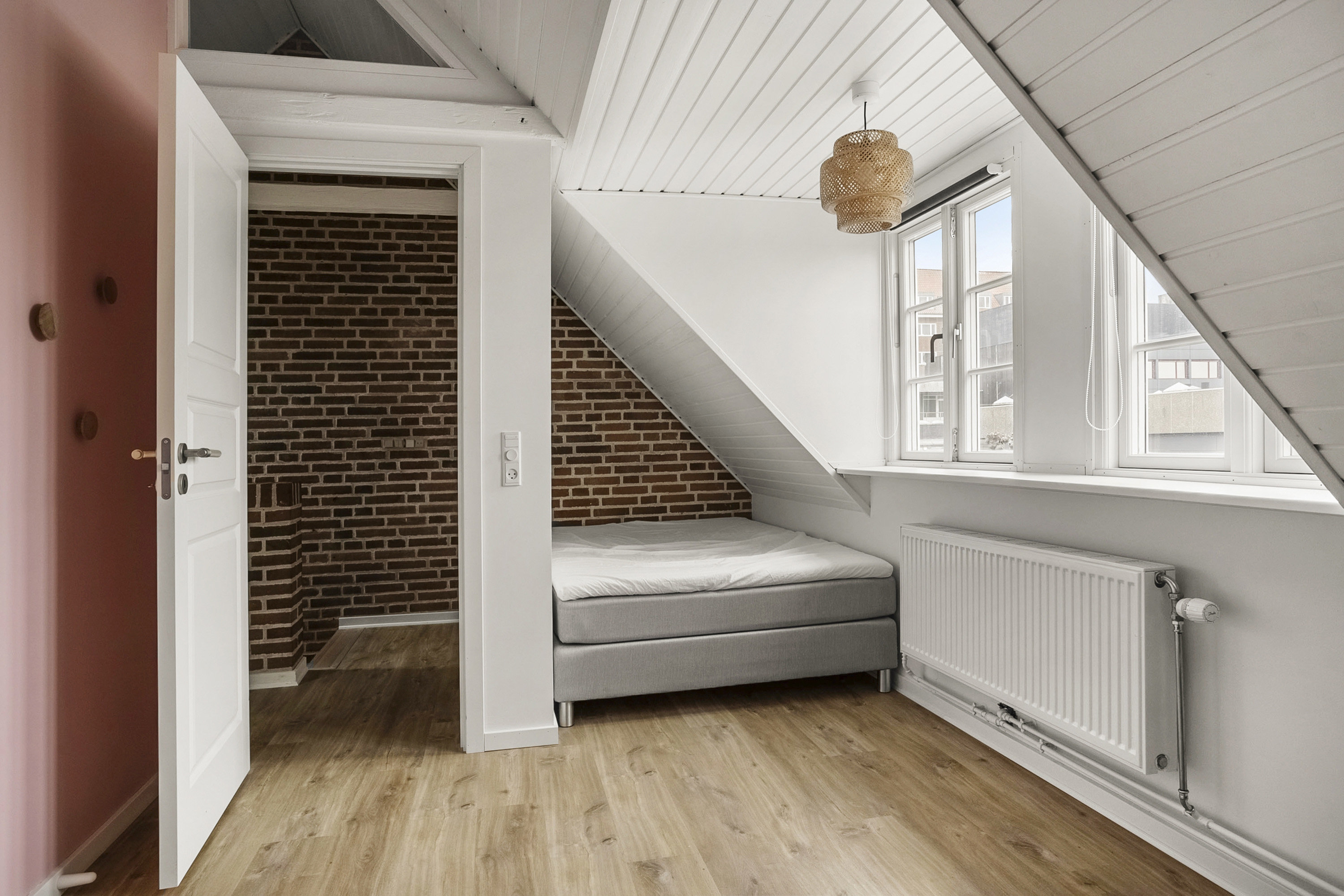 Fremhævet soveværelse billede i fuldskærmstilstand. Billede af Fugholm 14, 8700 Horsens