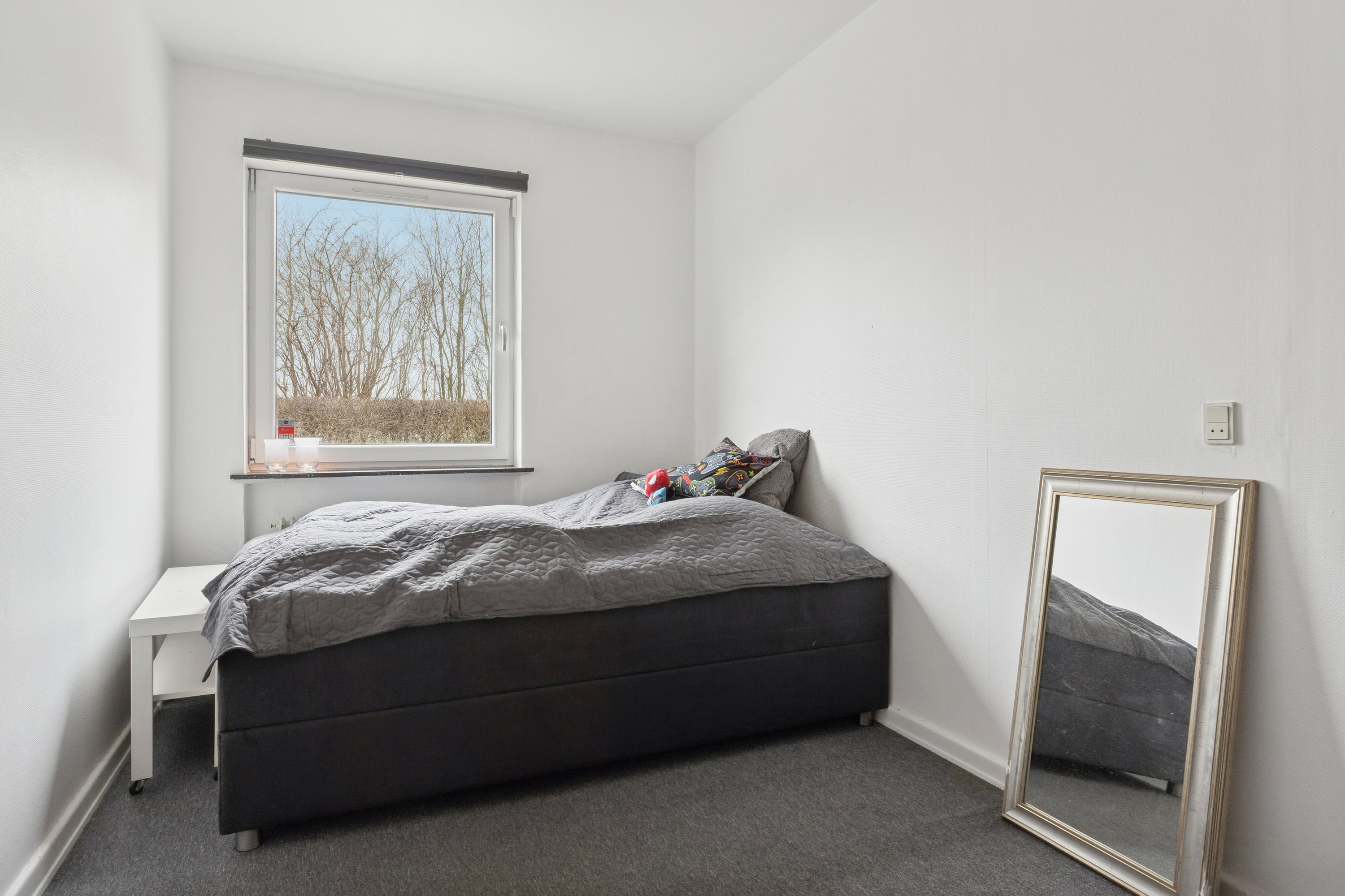 Fremhævet soveværelse billede i fuldskærmstilstand. Billede af Hallelevvej 32, Hallelev, 4200 Slagelse