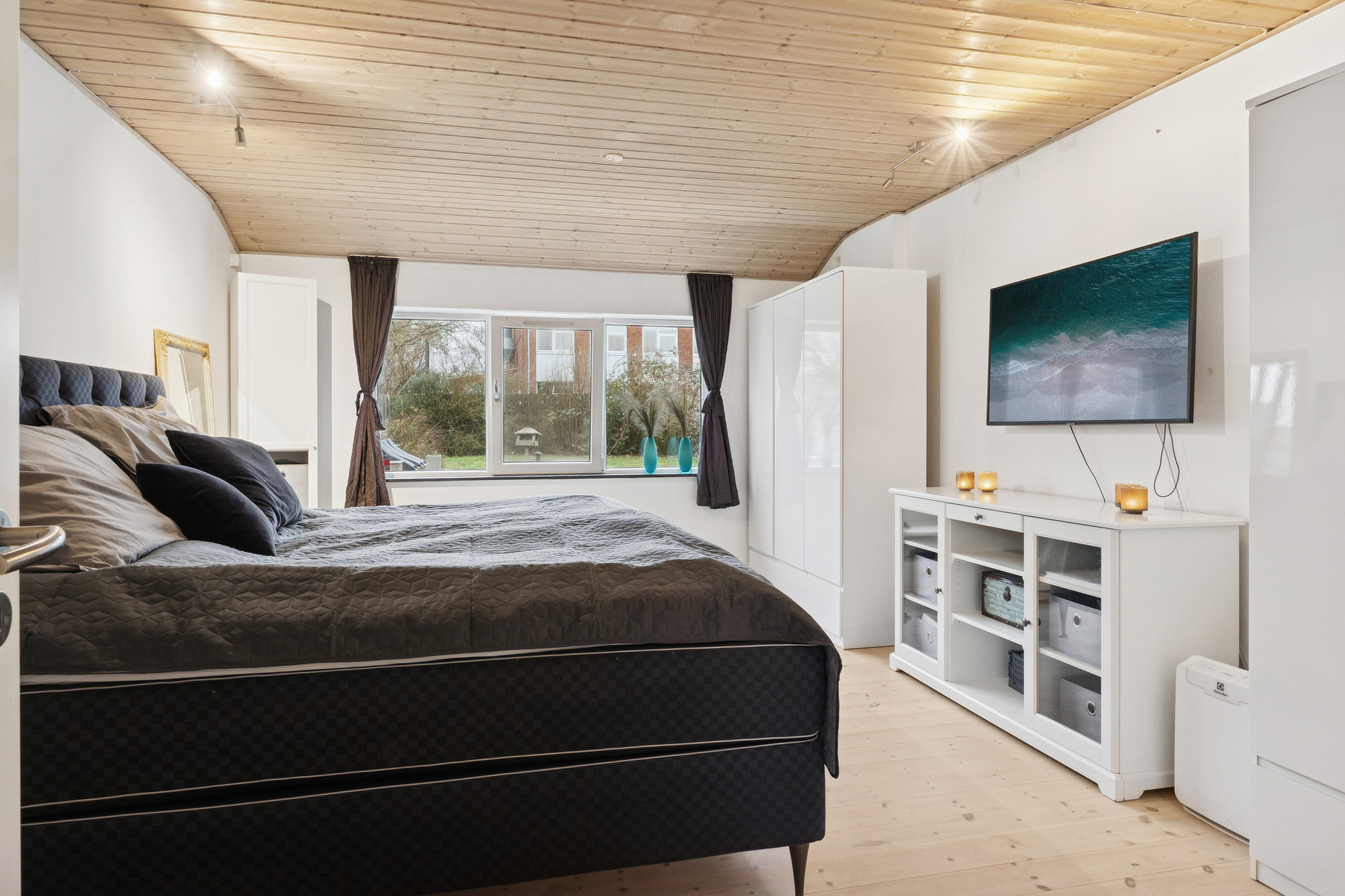 Fremhævet soveværelse billede i fuldskærmstilstand. Billede af Hallelevvej 32, Hallelev, 4200 Slagelse