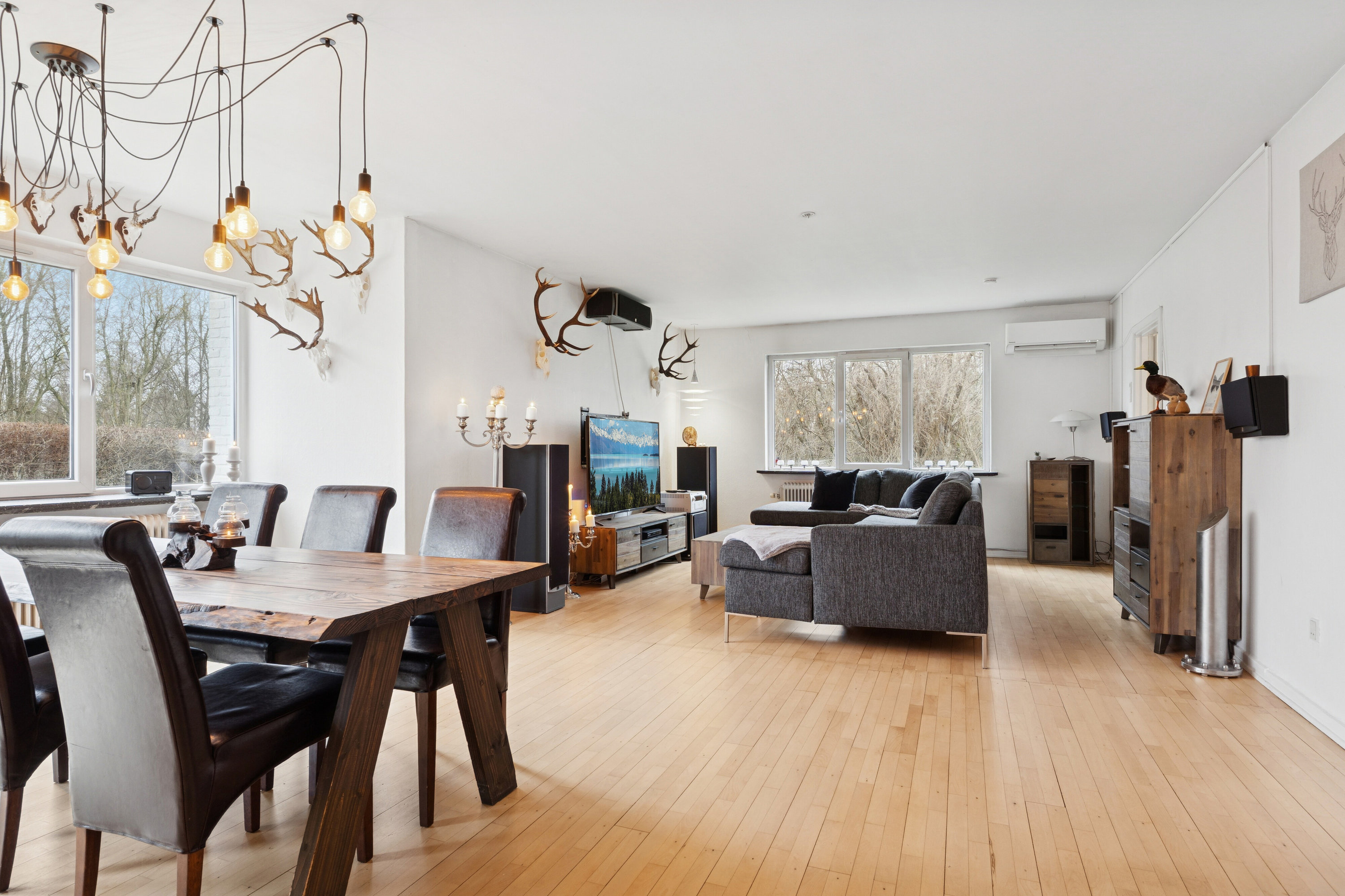 Fremhævet spisestue billede i fuldskærmstilstand. Billede af Hallelevvej 32, Hallelev, 4200 Slagelse