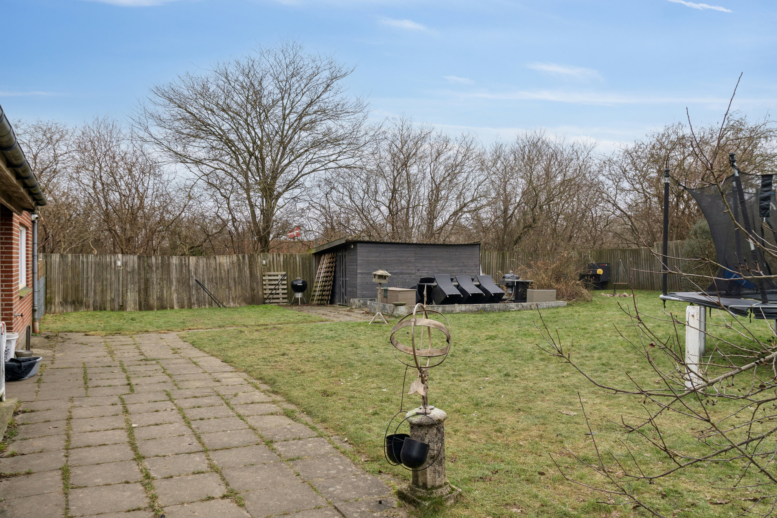 Fremhævet set fra haven billede i fuldskærmstilstand. Billede af Hallelevvej 32, Hallelev, 4200 Slagelse