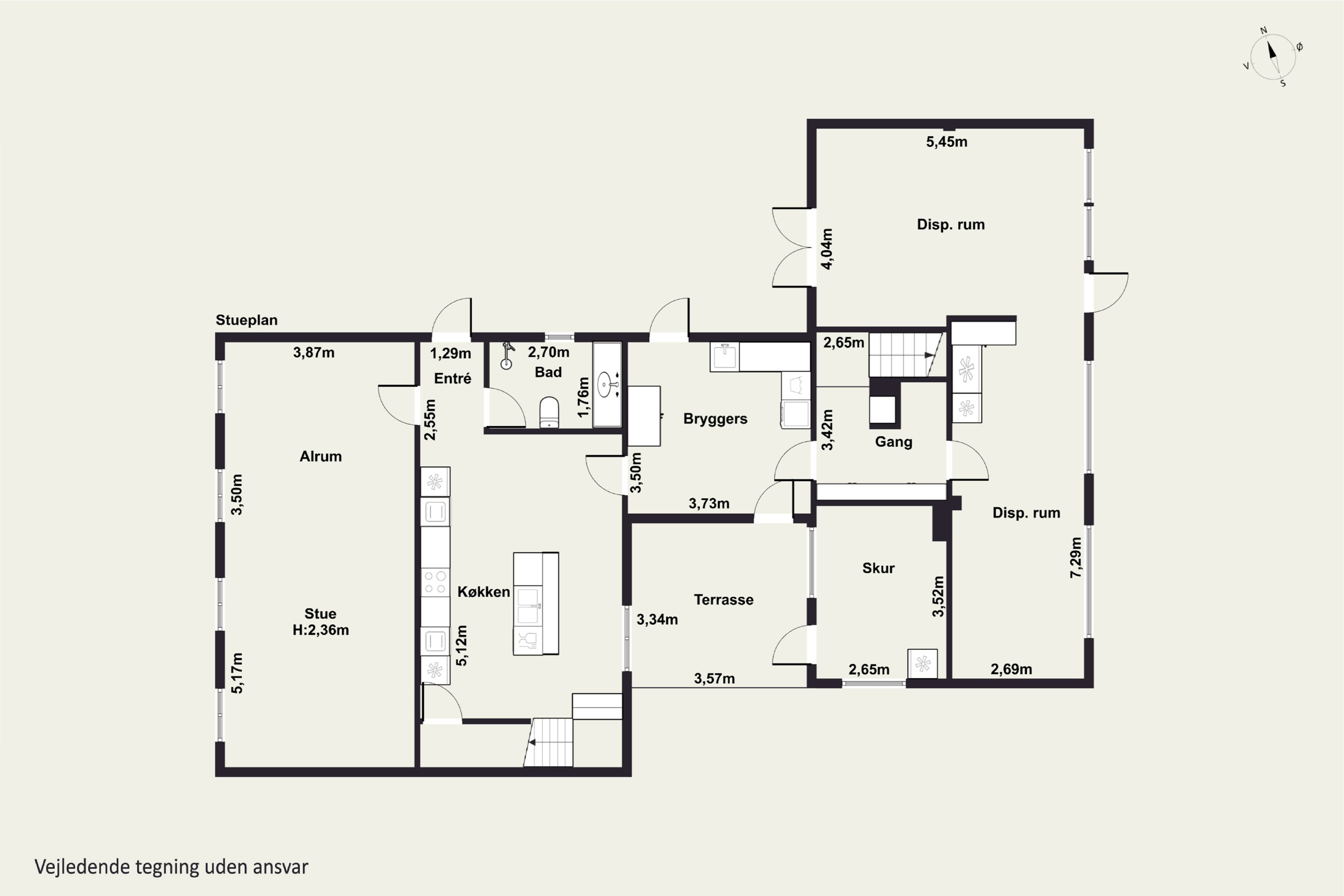 Plantegninger billede af Guldborgvej 282, Guldborg, 4862 Guldborg