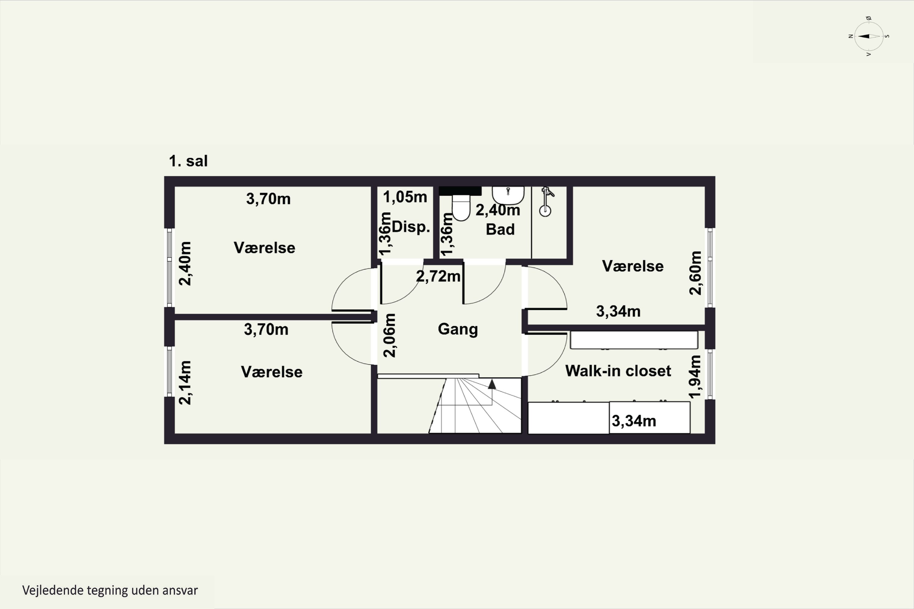 Plantegninger billede af Tårnvej 97F, 2610 Rødovre