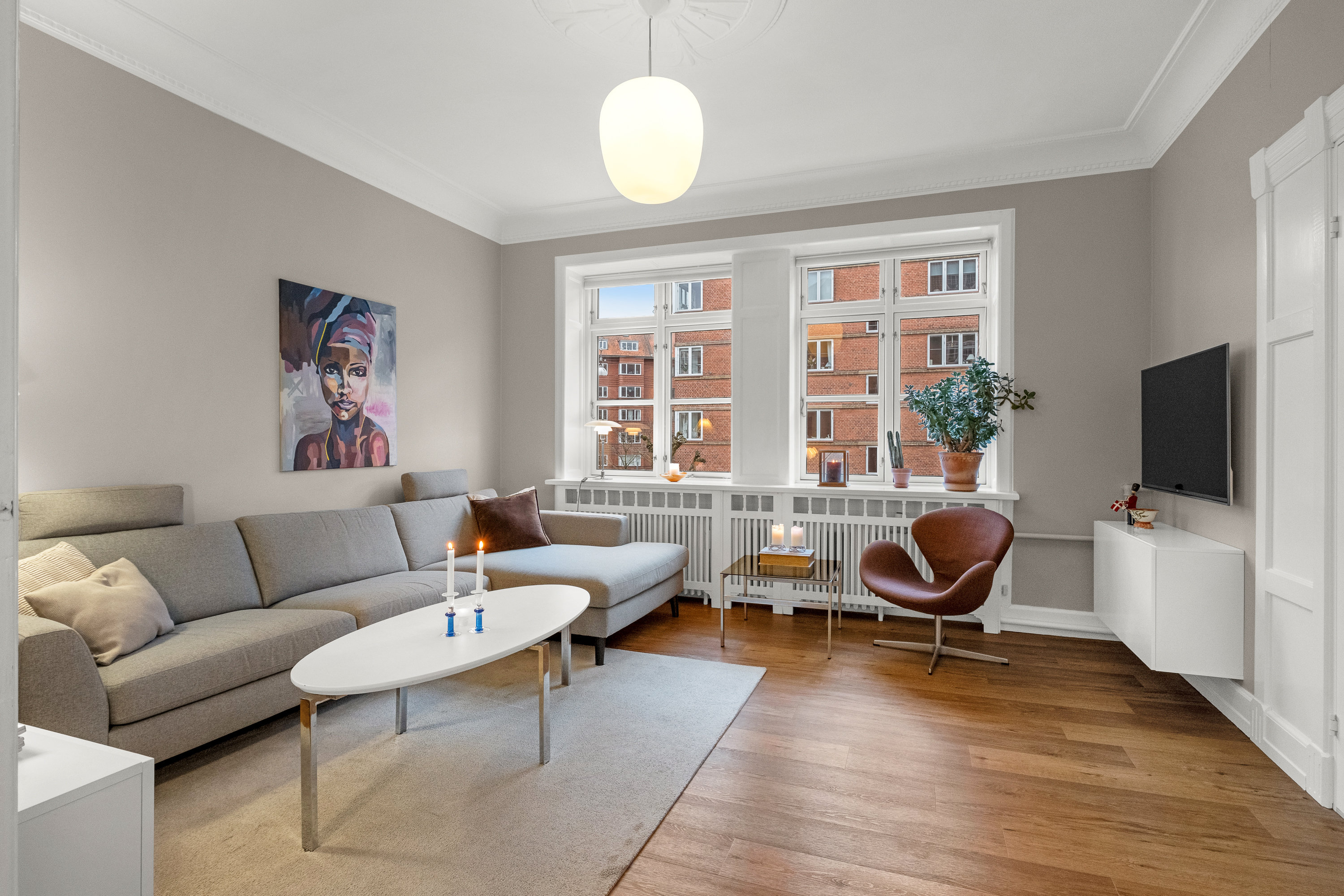 Miniaturebillede 1: stue. Billede af Stadion Allé 33, 1. tv., 8000 Aarhus C