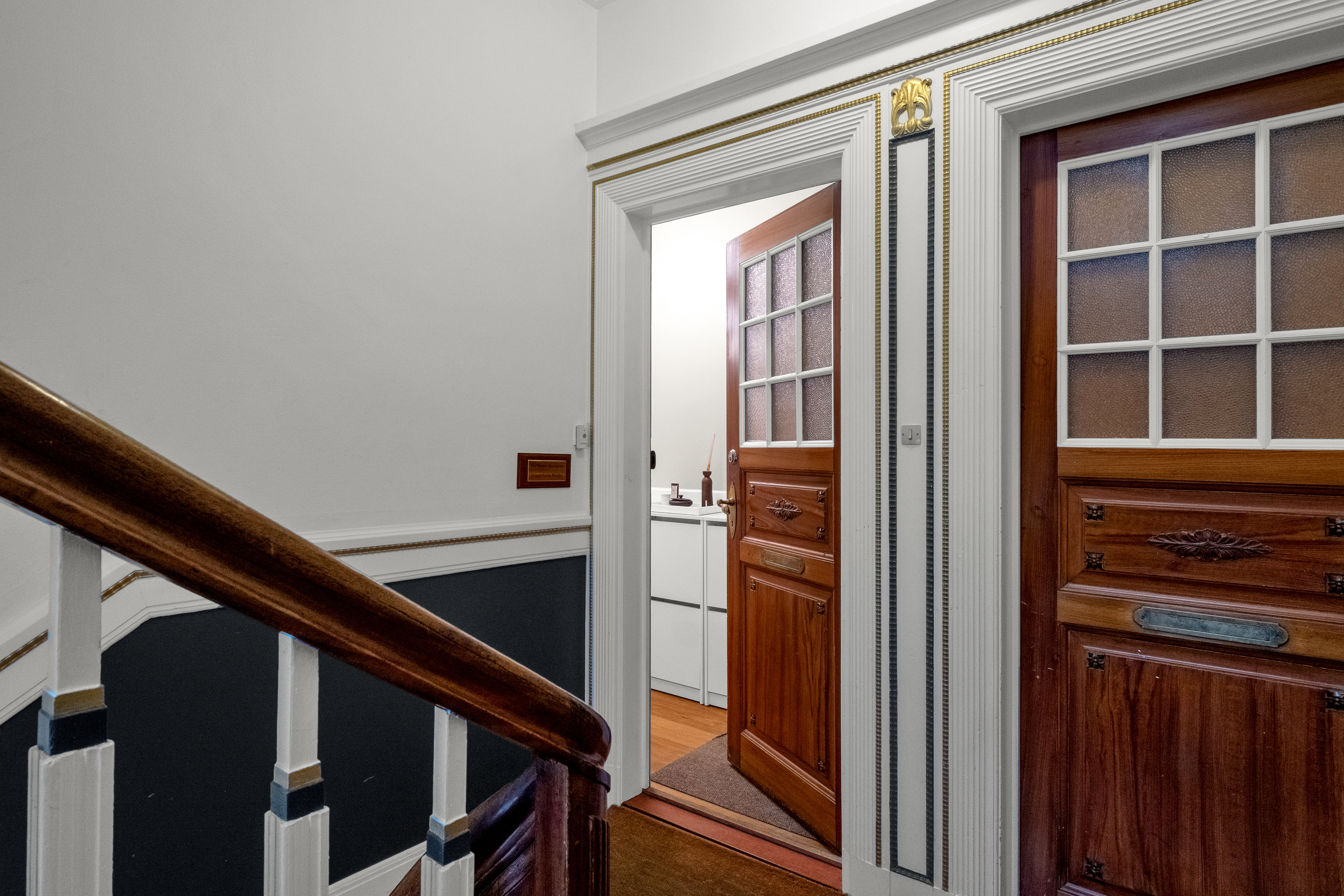 Fremhævet opgang billede i fuldskærmstilstand. Billede af Stadion Allé 33, 1. tv., 8000 Aarhus C