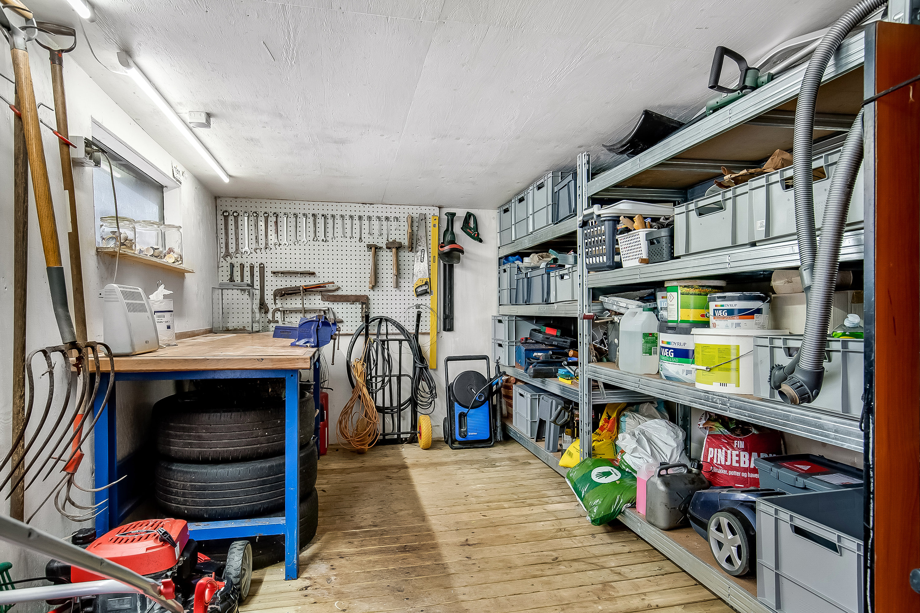 Fremhævet værksted billede i fuldskærmstilstand. Billede af Brombærvænget 1, Vonsild, 6000 Kolding