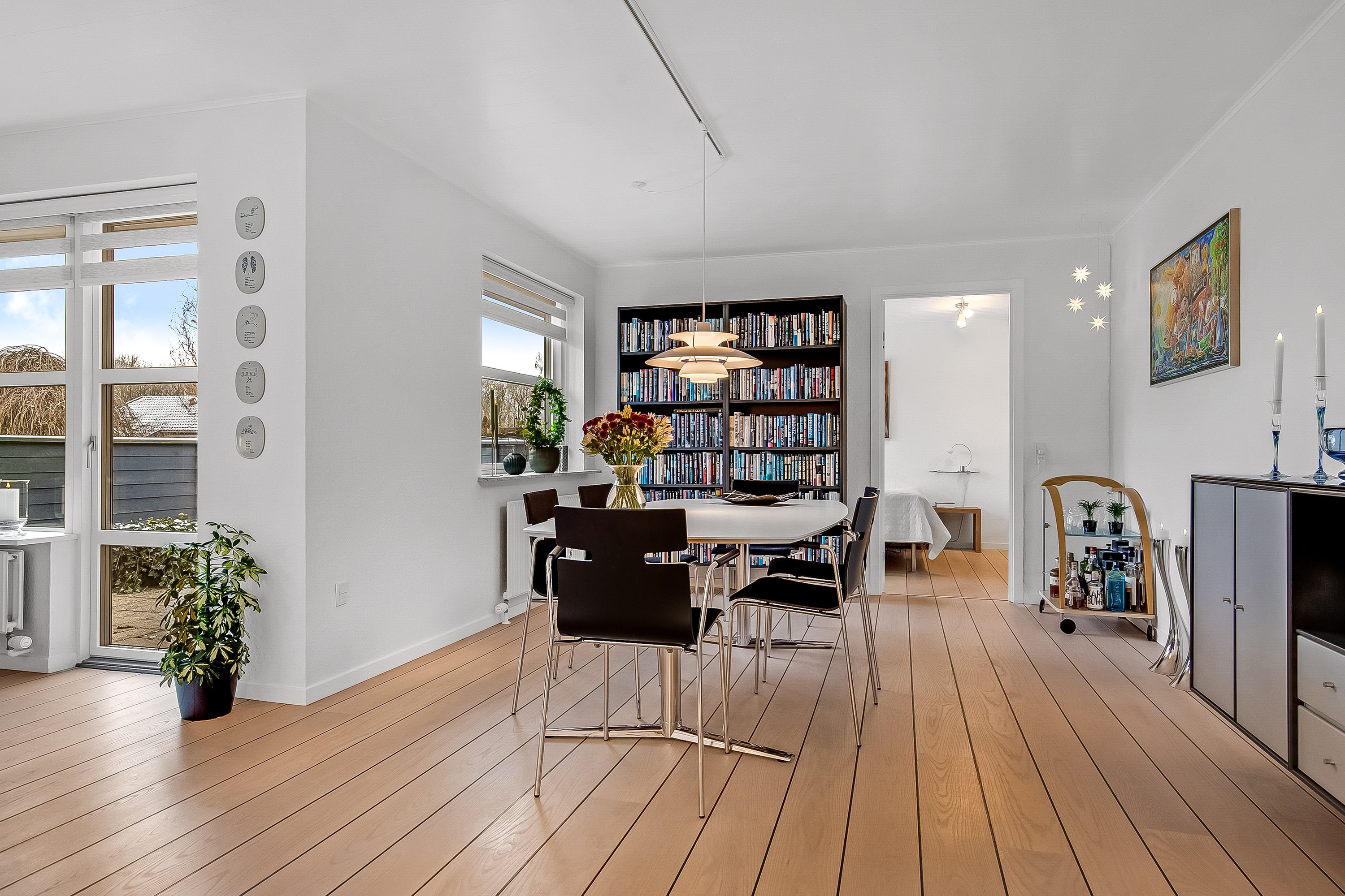 Fremhævet stue billede i fuldskærmstilstand. Billede af Brombærvænget 1, Vonsild, 6000 Kolding