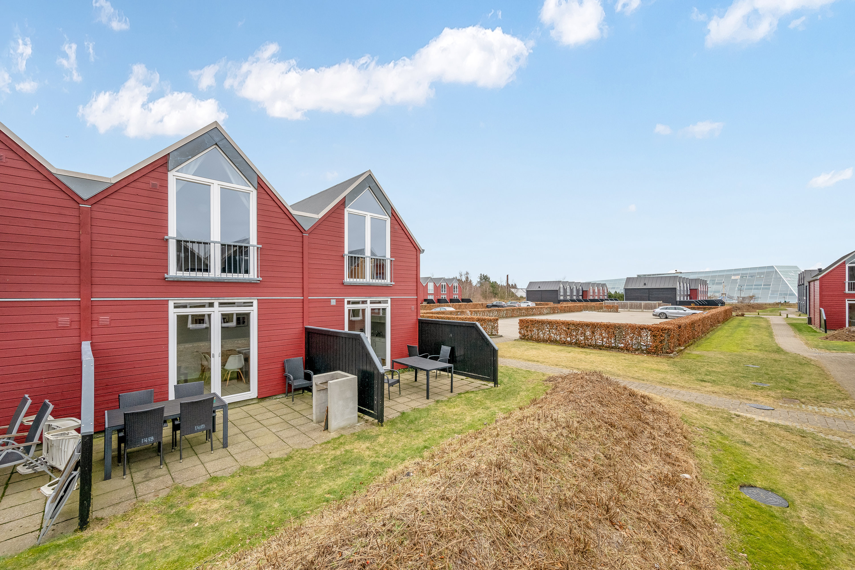 Fremhævet facade billede i fuldskærmstilstand. Billede af Lønne Feriepark 148B, Lønne, 6830 Nørre Nebel