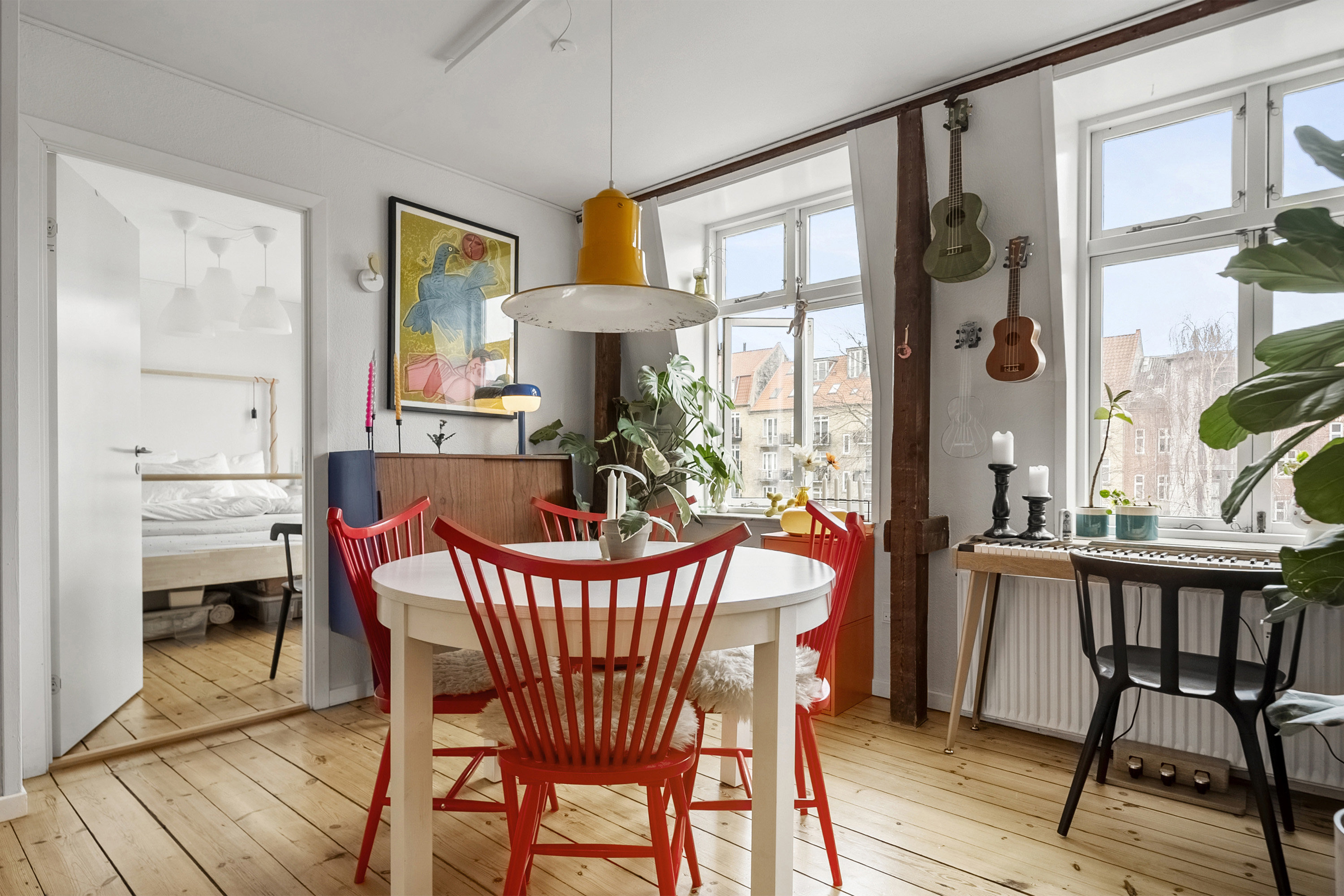 Fremhævet spisestue billede i fuldskærmstilstand. Billede af Gyldenløvesgade 8, 2. th., Trøjborg , 8200 Aarhus N