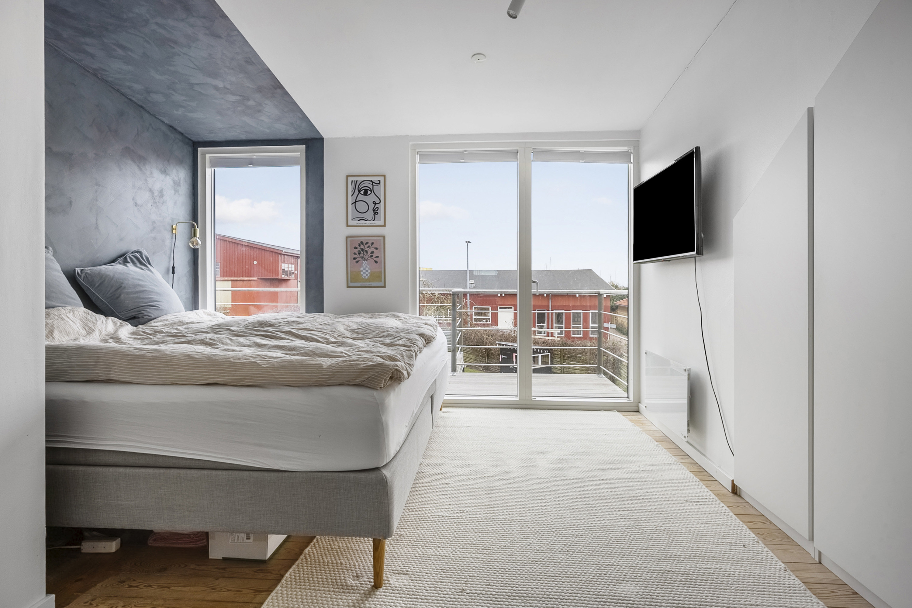 Fremhævet soveværelse billede i fuldskærmstilstand. Billede af Skolegade 2A, Hou, 8300 Odder