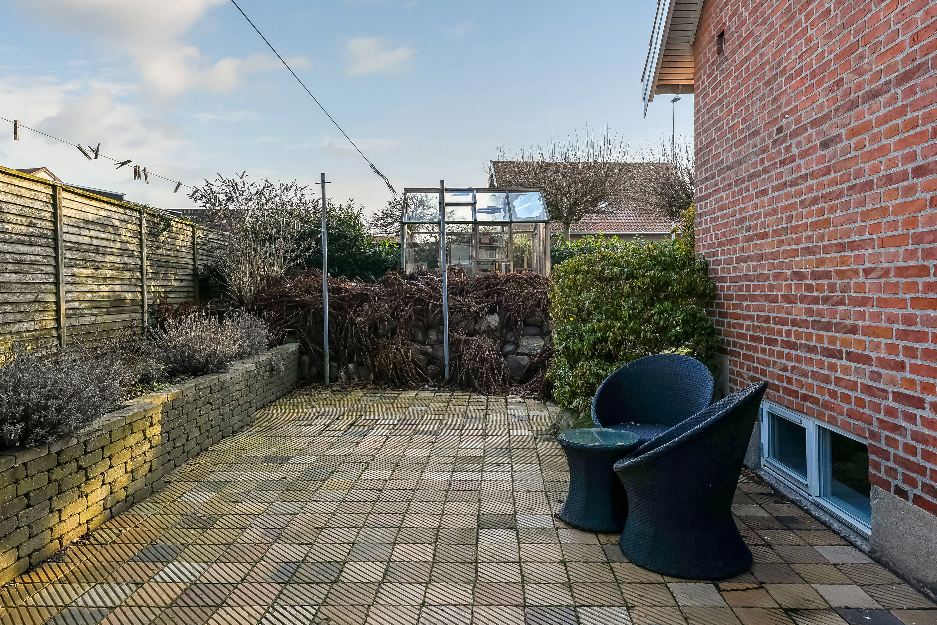 Fremhævet terrasse billede i fuldskærmstilstand. Billede af Peder Gydes Vej 25, 6700 Esbjerg