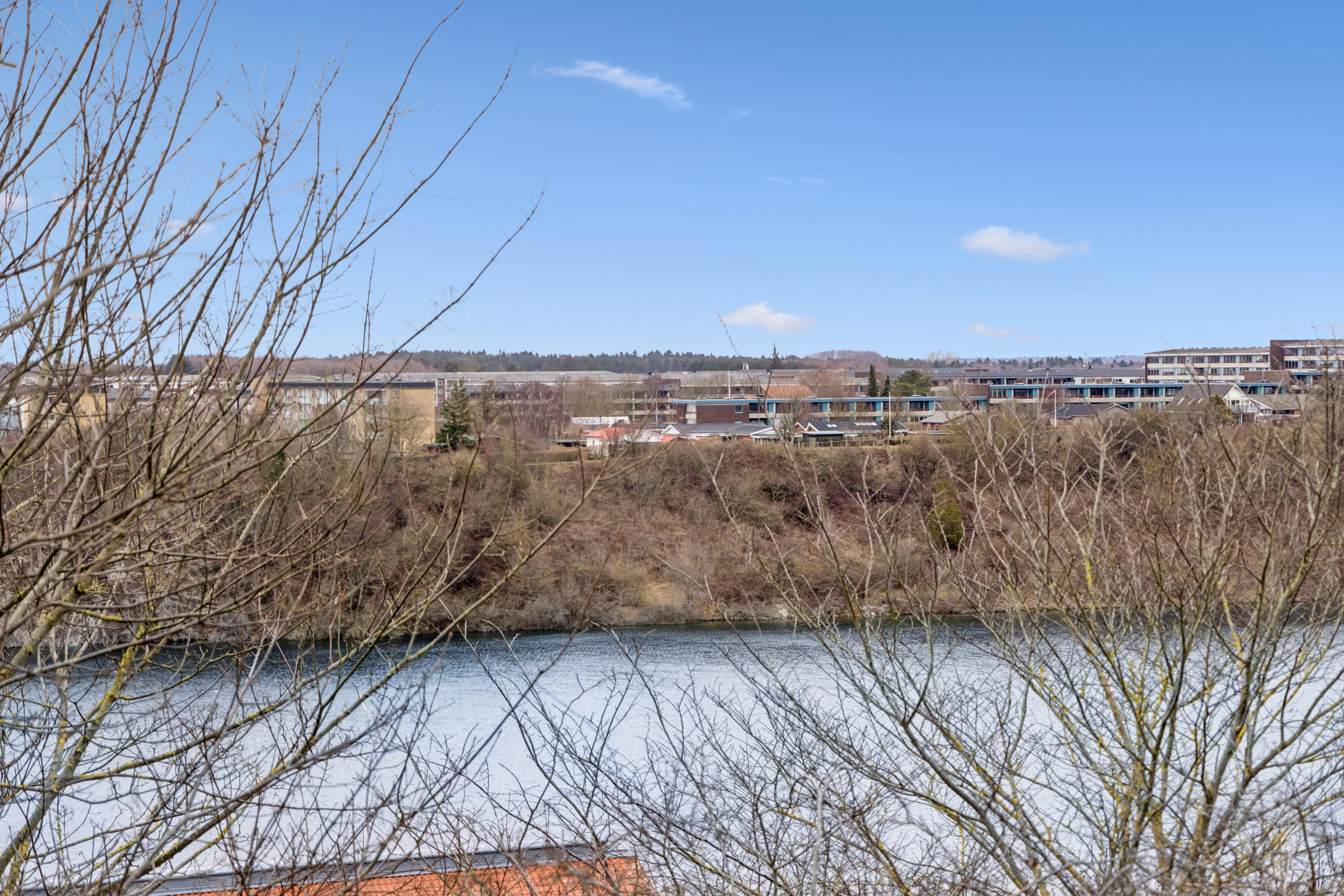 Fremhævet luftfoto billede i fuldskærmstilstand. Billede af Højvangsvej 12, 9400 Nørresundby