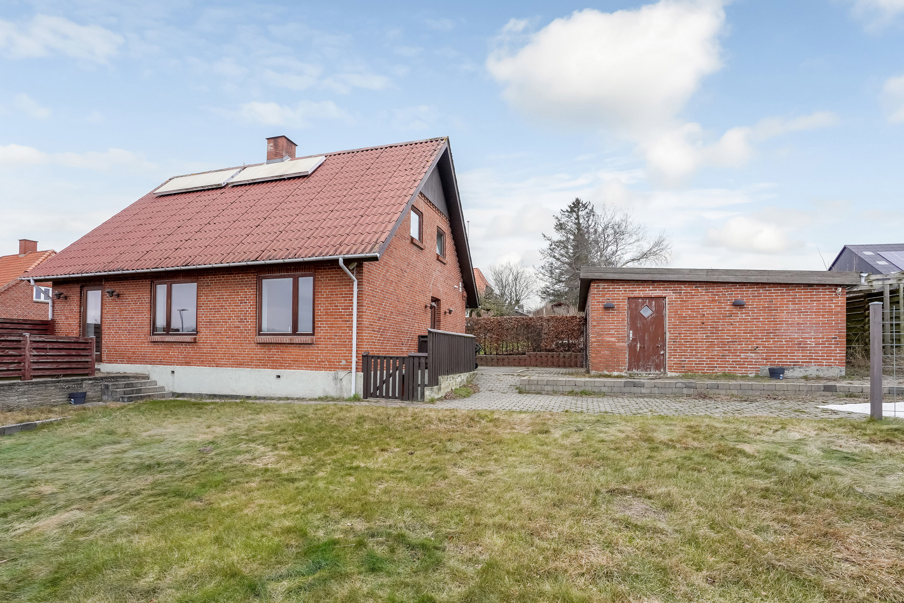 Fremhævet ejendommen billede i fuldskærmstilstand. Billede af Hornborgvej 28, Flemming, 8762 Flemming