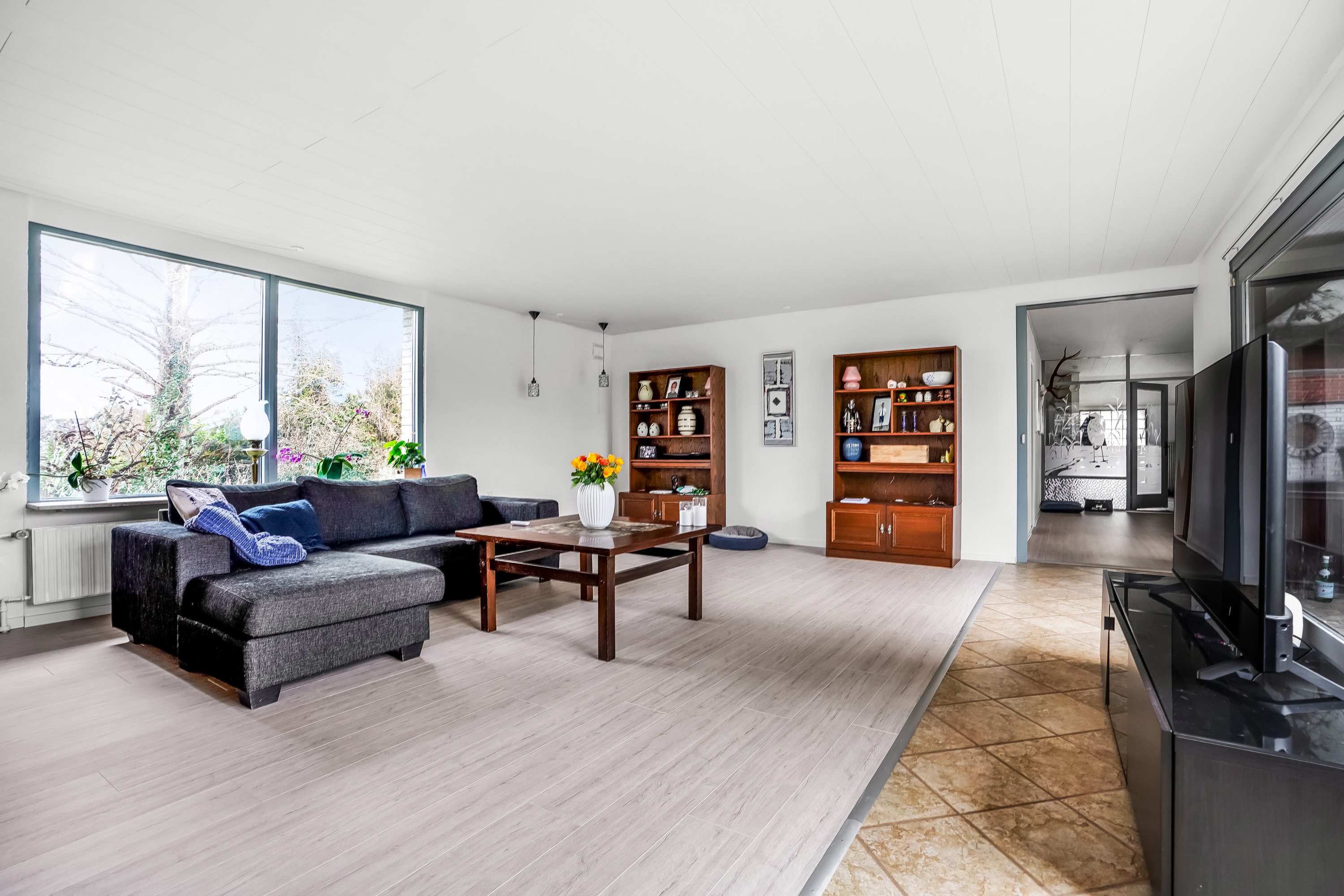 Fremhævet stue billede i fuldskærmstilstand. Billede af Grønnegade 19, 5580 Nørre Aaby