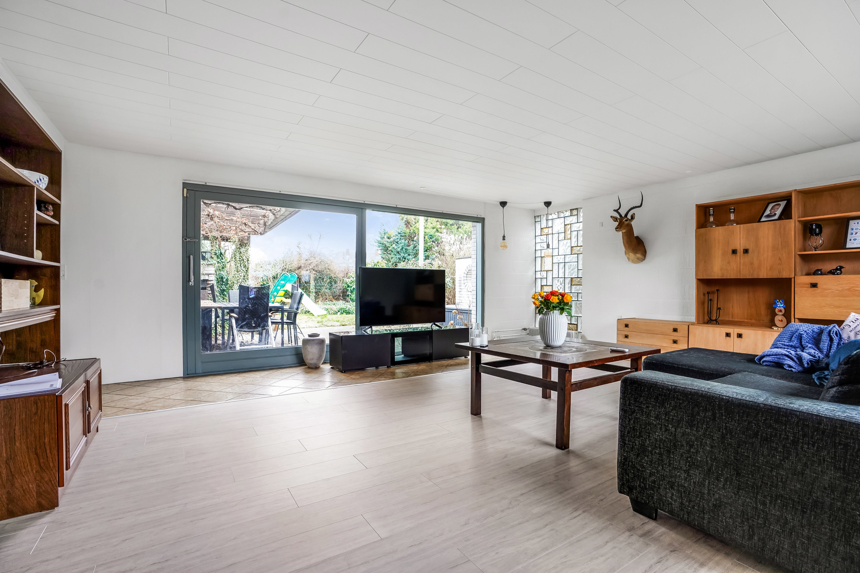 Fremhævet stue billede i fuldskærmstilstand. Billede af Grønnegade 19, 5580 Nørre Aaby