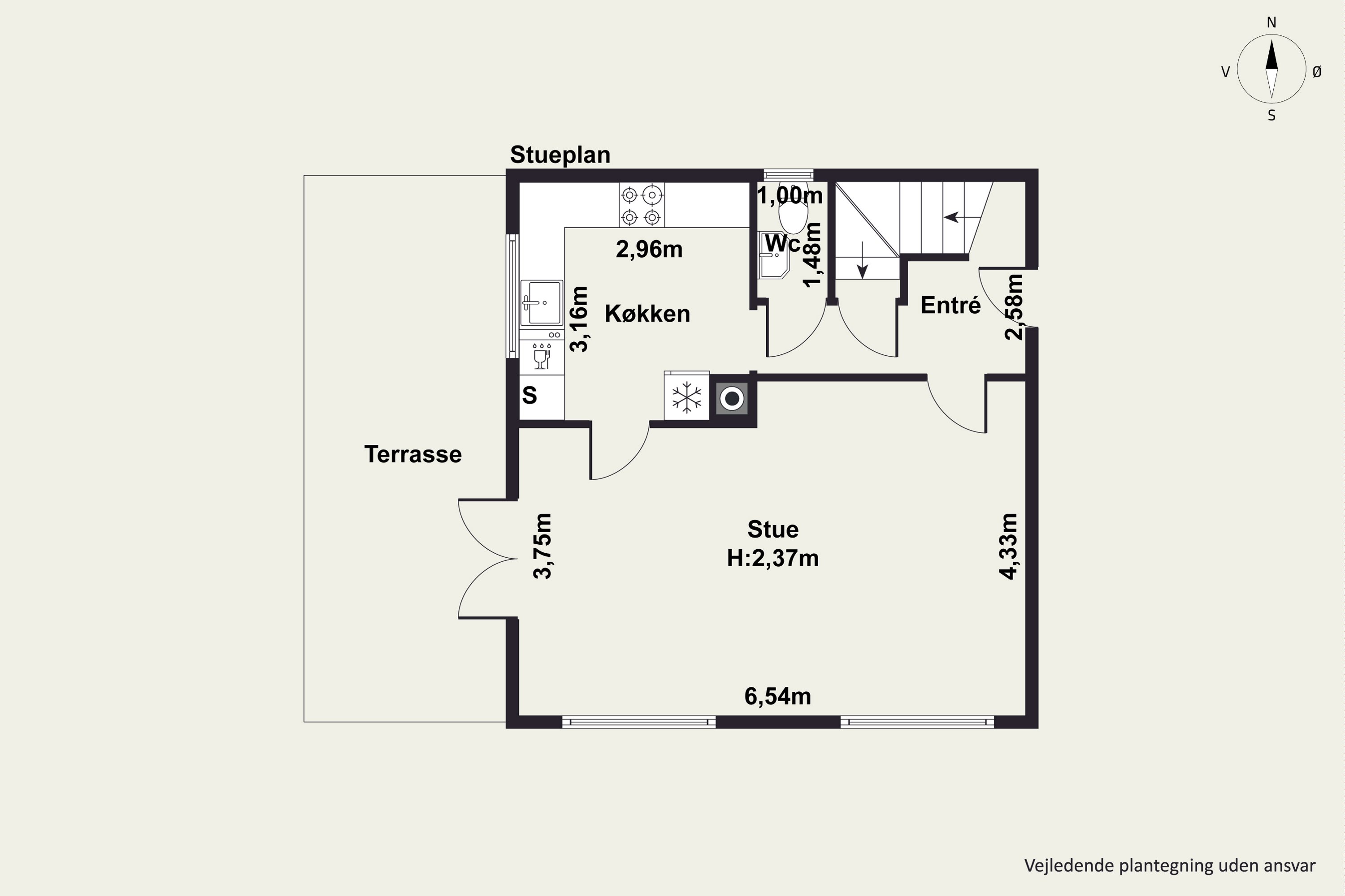 Plantegninger billede af Hasselvænget 10, 5620 Glamsbjerg