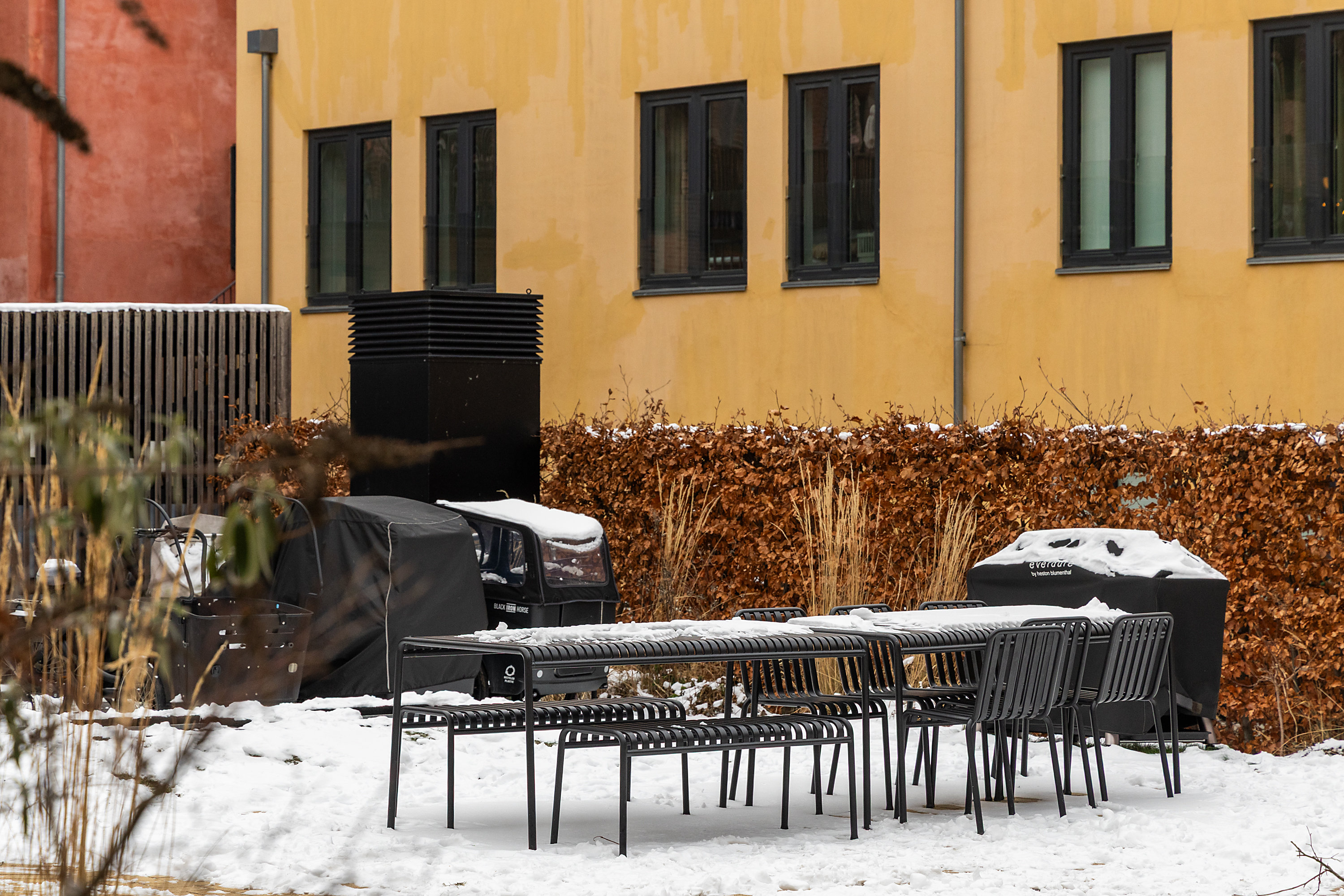 Fremhævet gårdmiljø billede i fuldskærmstilstand. Billede af Blegdamsvej 30A, 3. th., 2200 København N