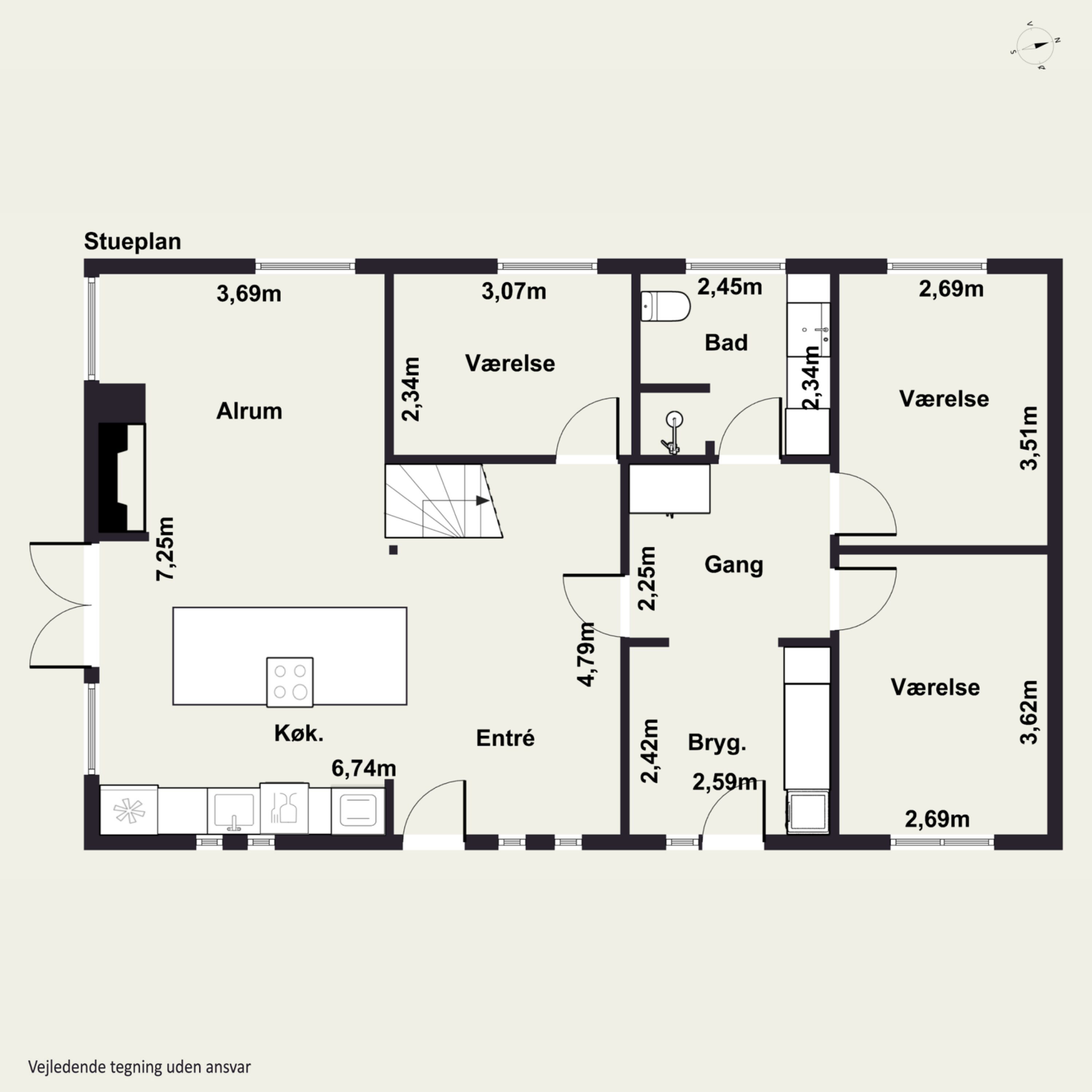 Plantegninger billede af Avernakøvej 39, 5700 Svendborg