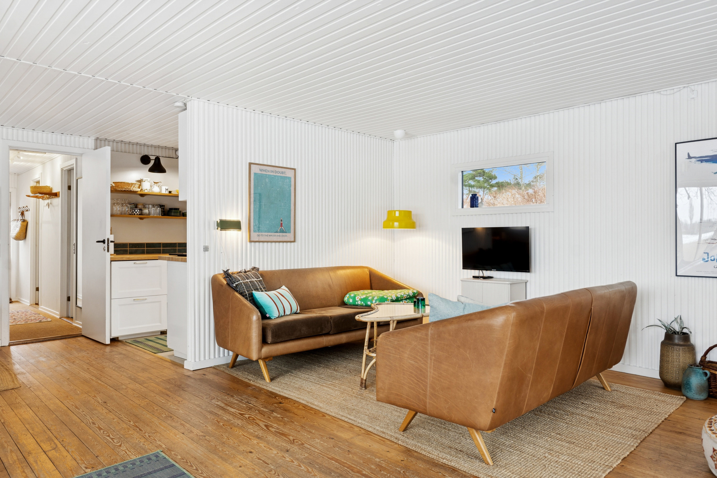 Fremhævet stue billede i fuldskærmstilstand. Billede af Laxtonvej 28, Fredmose, 5932 Humble