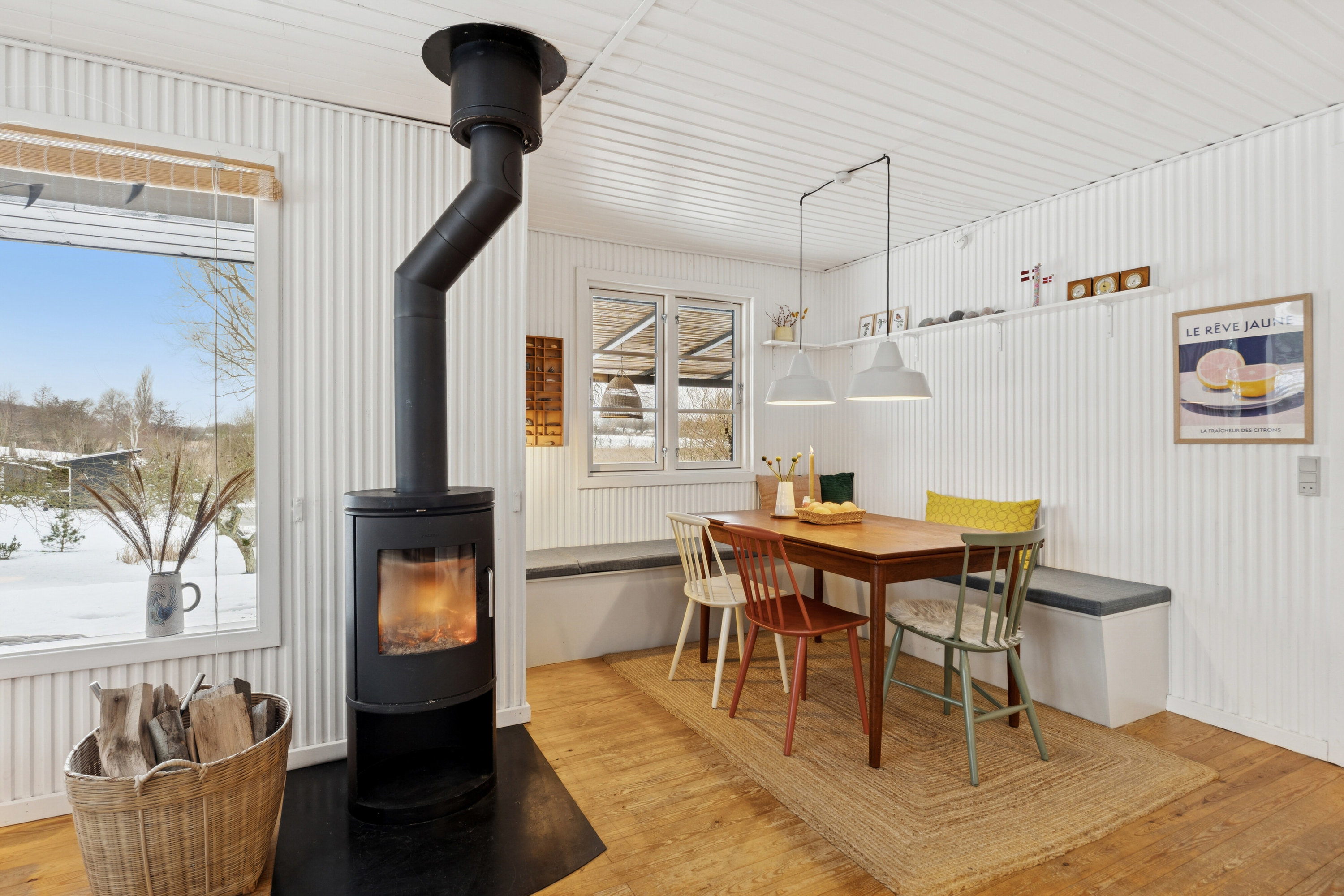 Fremhævet spisestue billede i fuldskærmstilstand. Billede af Laxtonvej 28, Fredmose, 5932 Humble