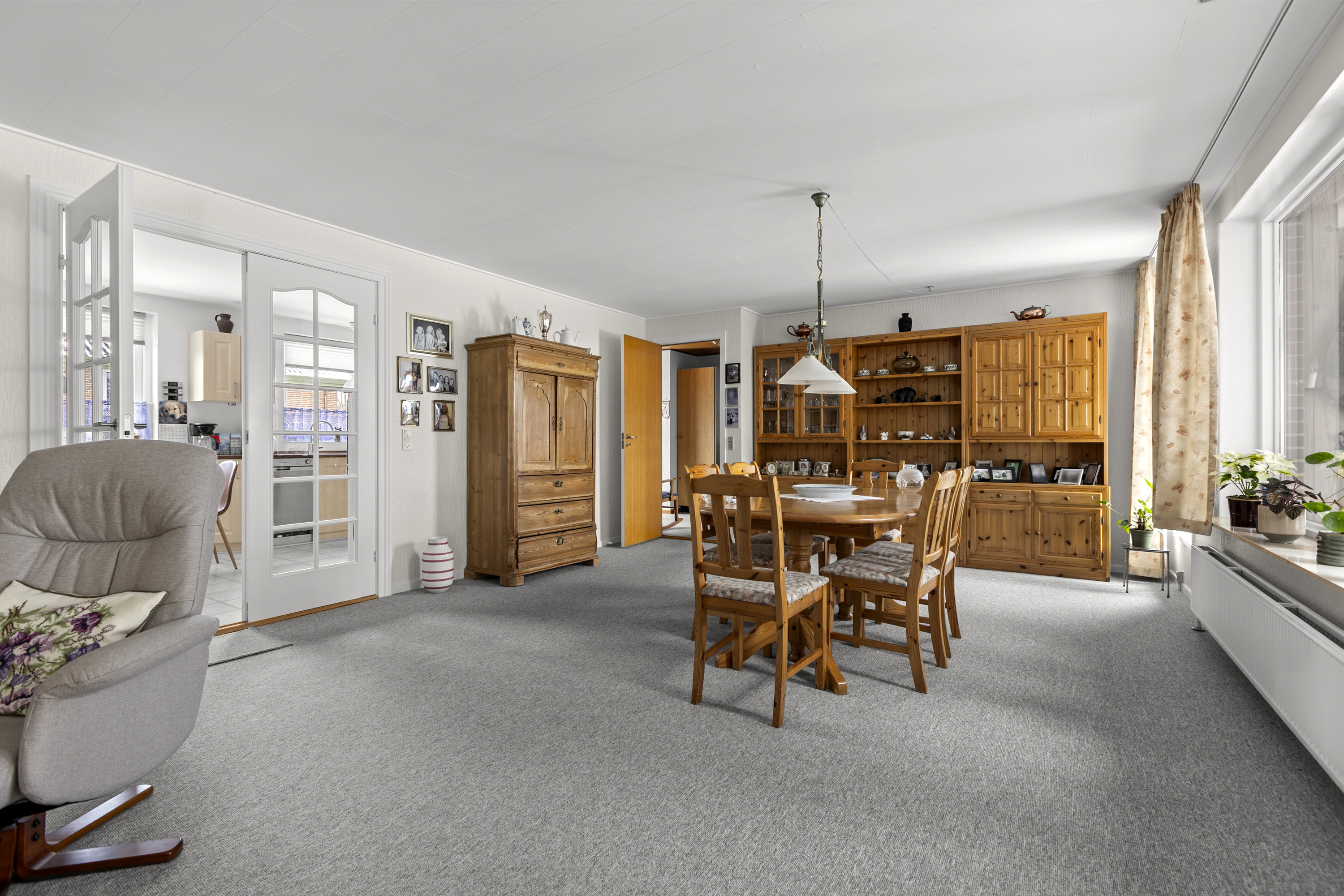 Fremhævet stue billede i fuldskærmstilstand. Billede af Vibevej 10, 4295 Stenlille