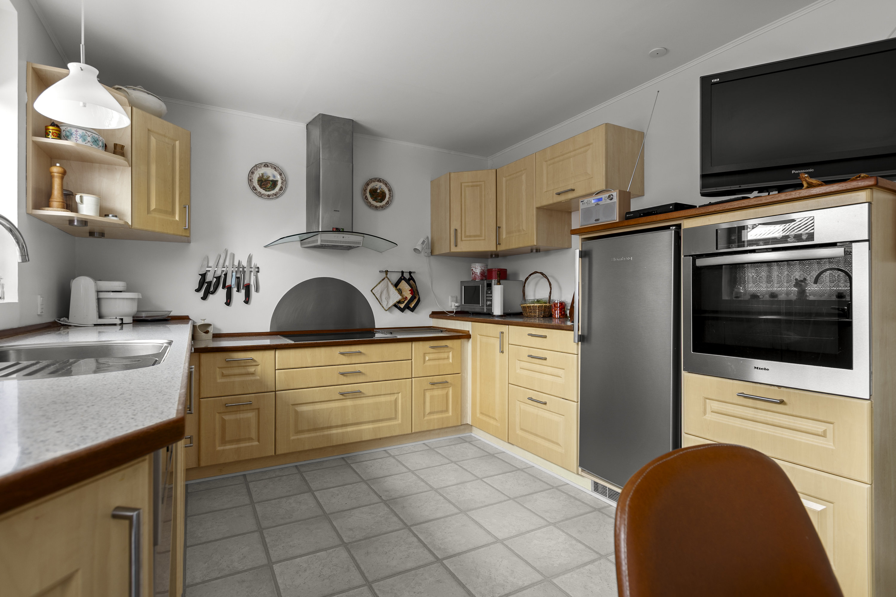 Fremhævet køkken billede i fuldskærmstilstand. Billede af Vibevej 10, 4295 Stenlille