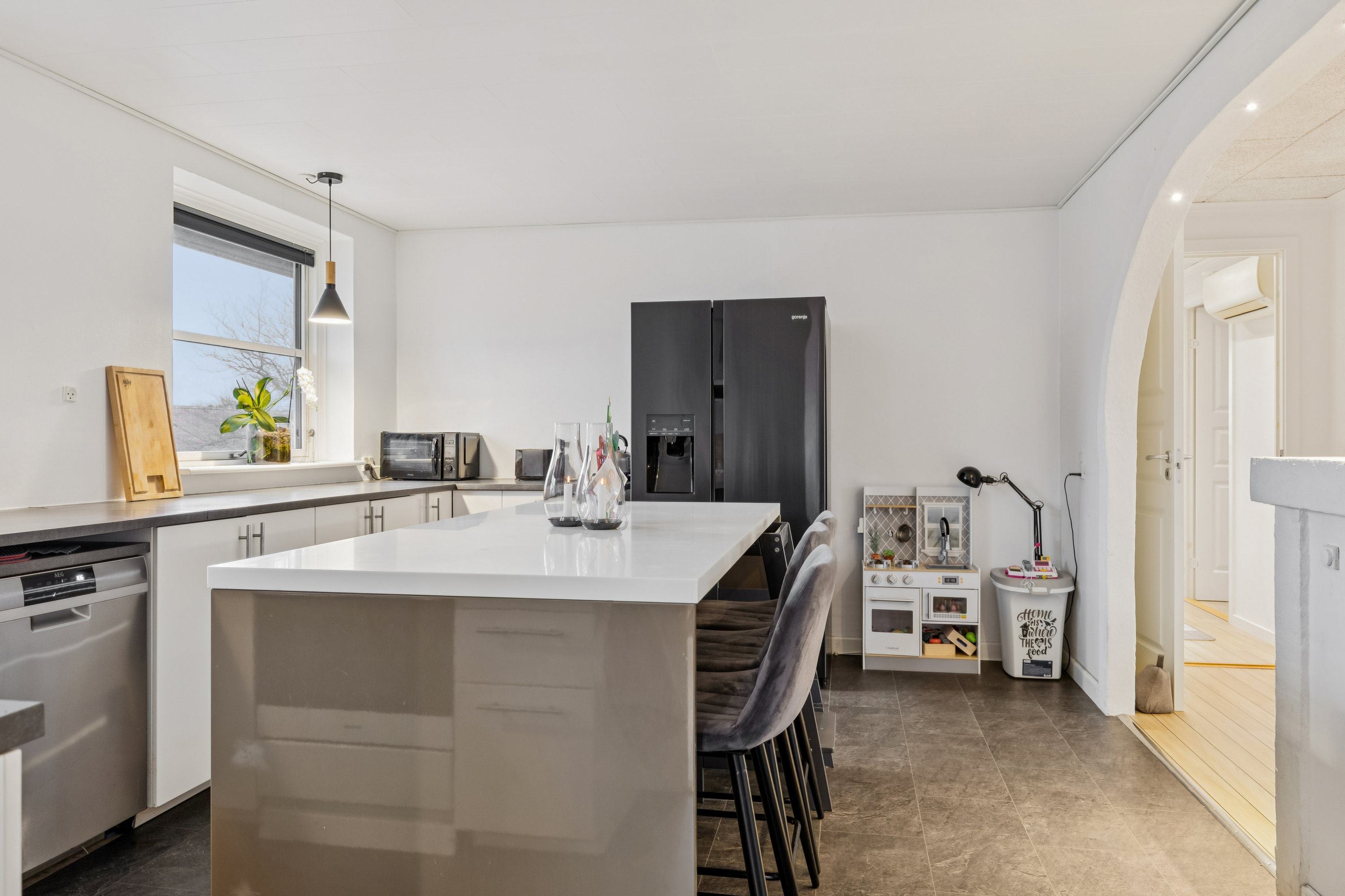 Fremhævet køkken billede i fuldskærmstilstand. Billede af Vesterbjergvej 22, 4460 Snertinge