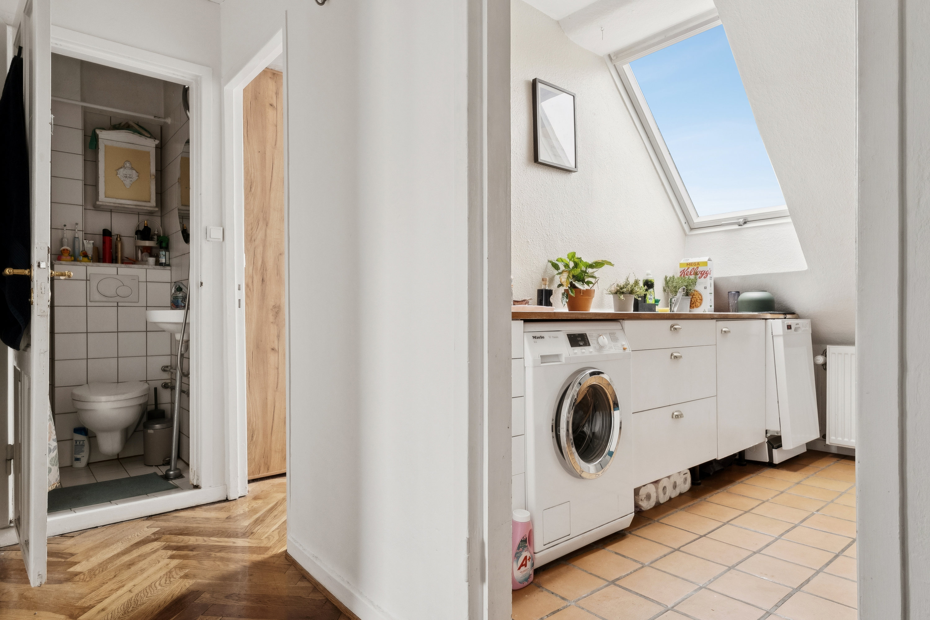 Fremhævet badeværelse billede i fuldskærmstilstand. Billede af Kildevældsgade 73, 4. tv., 2100 København Ø