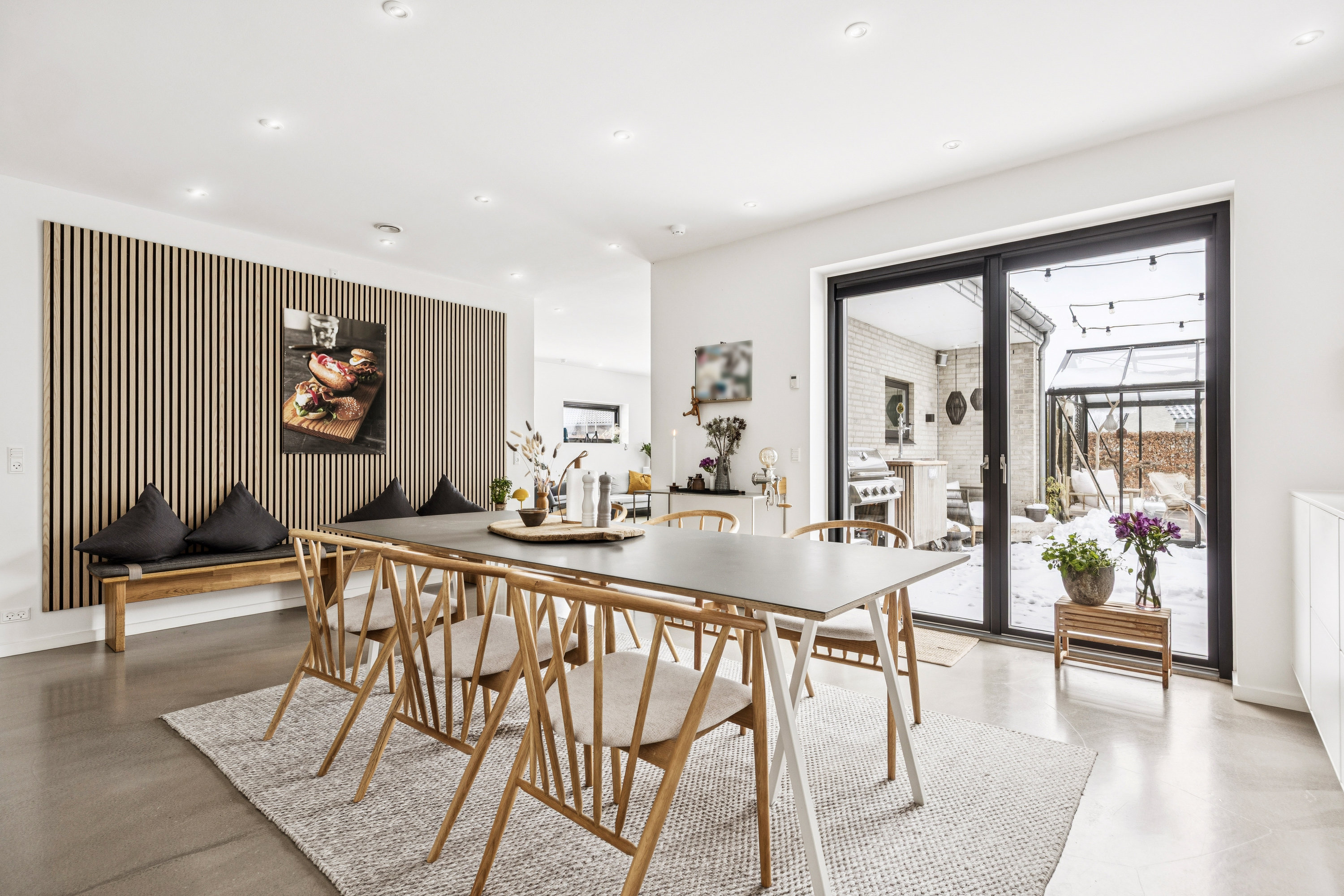 Fremhævet stue billede i fuldskærmstilstand. Billede af Strandmældevej 13, Strøby Egede, 4600 Køge