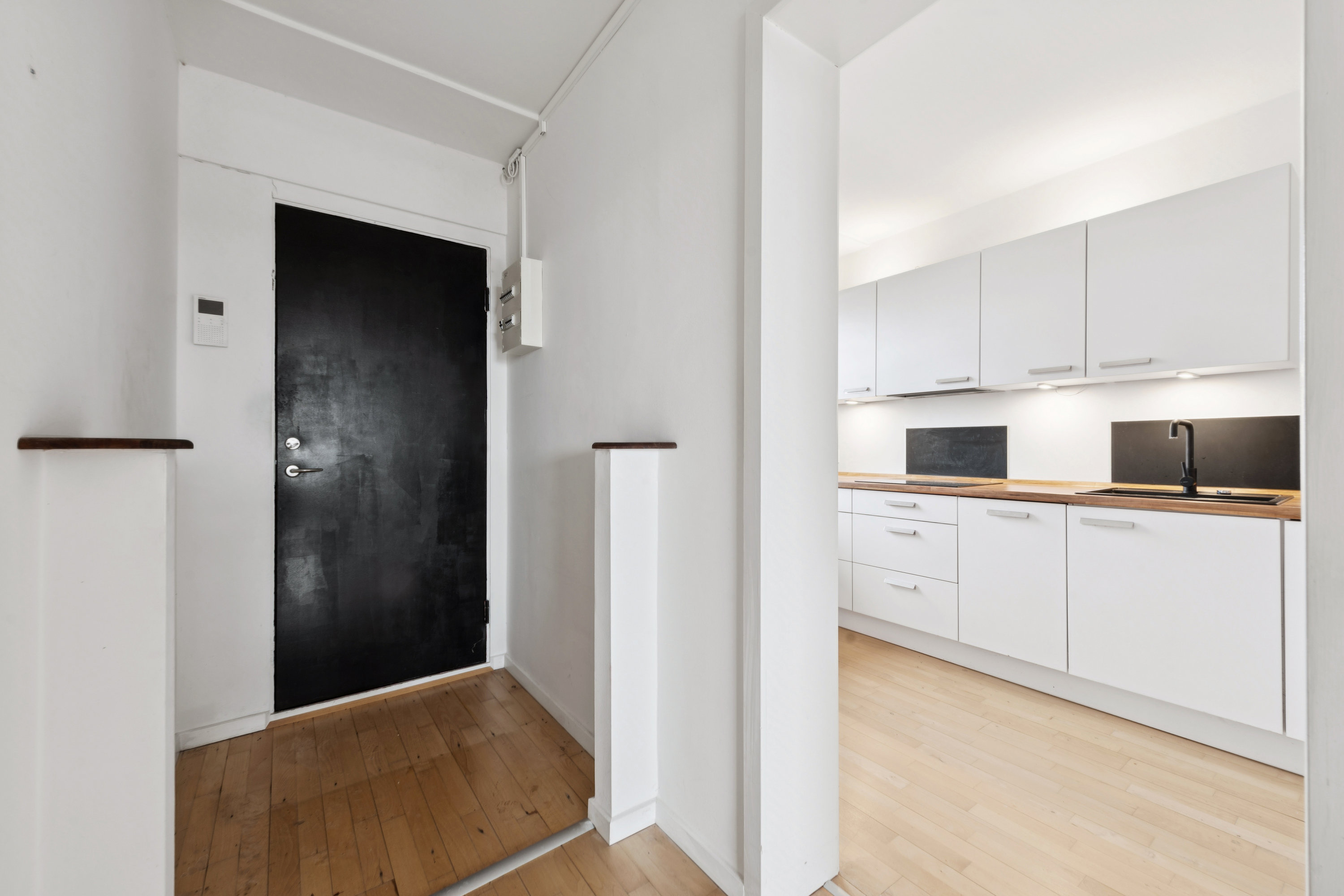 Fremhævet køkken billede i fuldskærmstilstand. Billede af Søagerparken 1, 1. 14., 2670 Greve