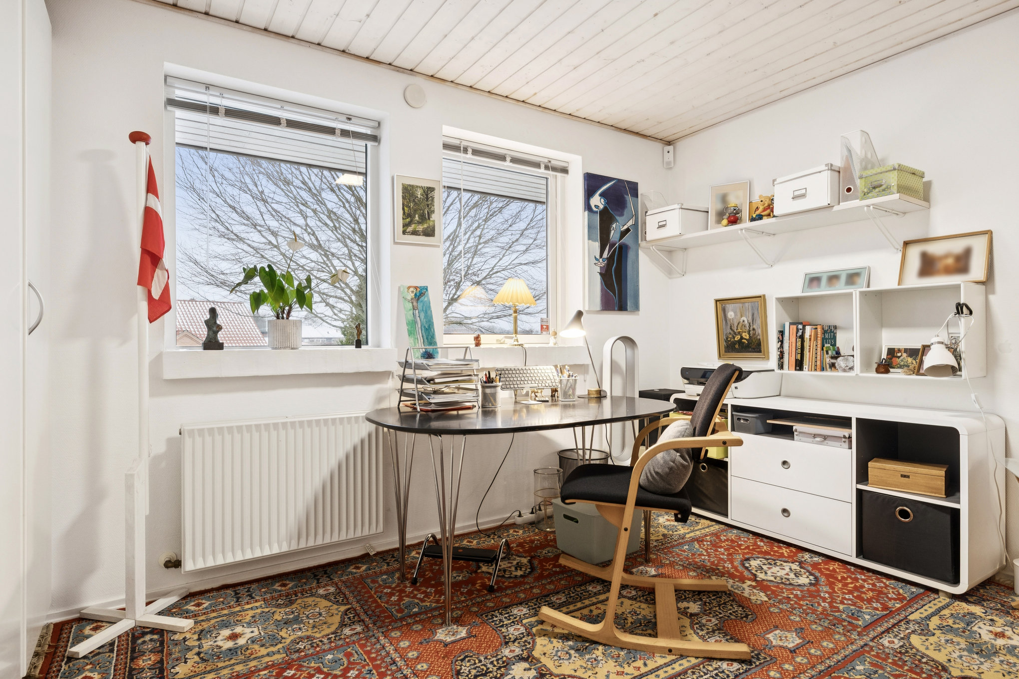 Fremhævet stue billede i fuldskærmstilstand. Billede af Oksevej 2, 8960 Randers SØ