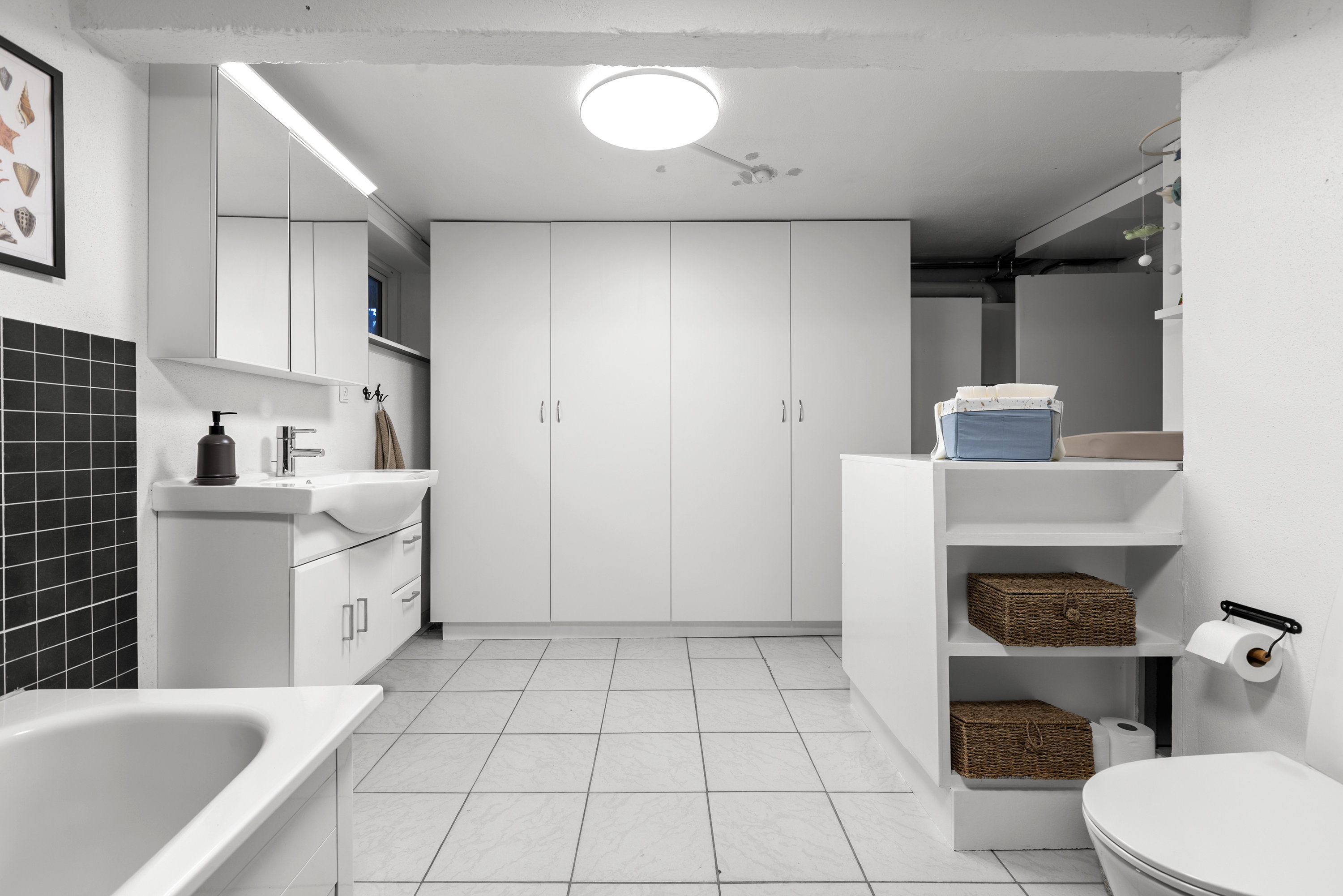 Fremhævet badeværelse billede i fuldskærmstilstand. Billede af Skolestien 3, 4180 Sorø