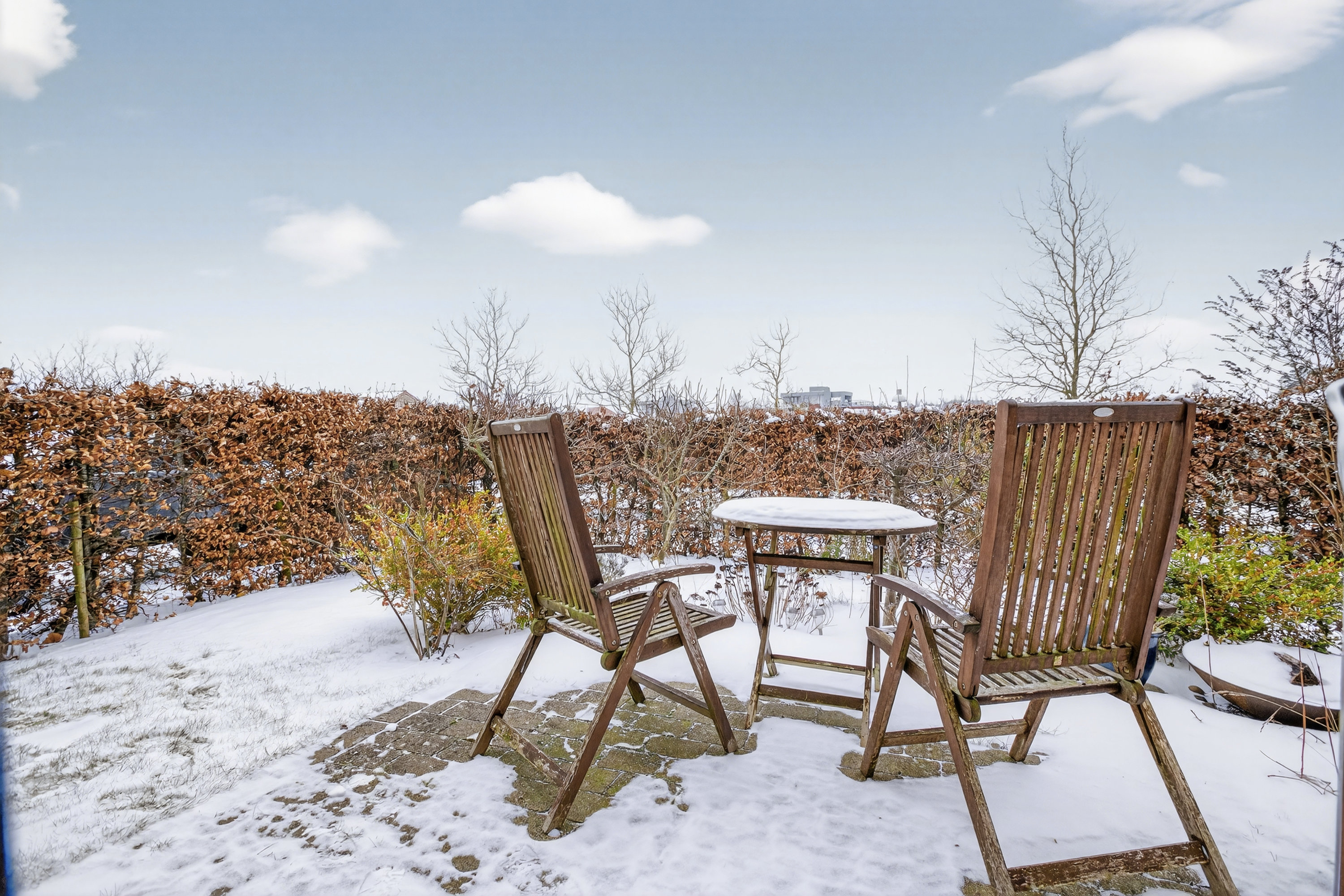 Fremhævet terrasse billede i fuldskærmstilstand. Billede af Myrholmen 1, 2760 Måløv