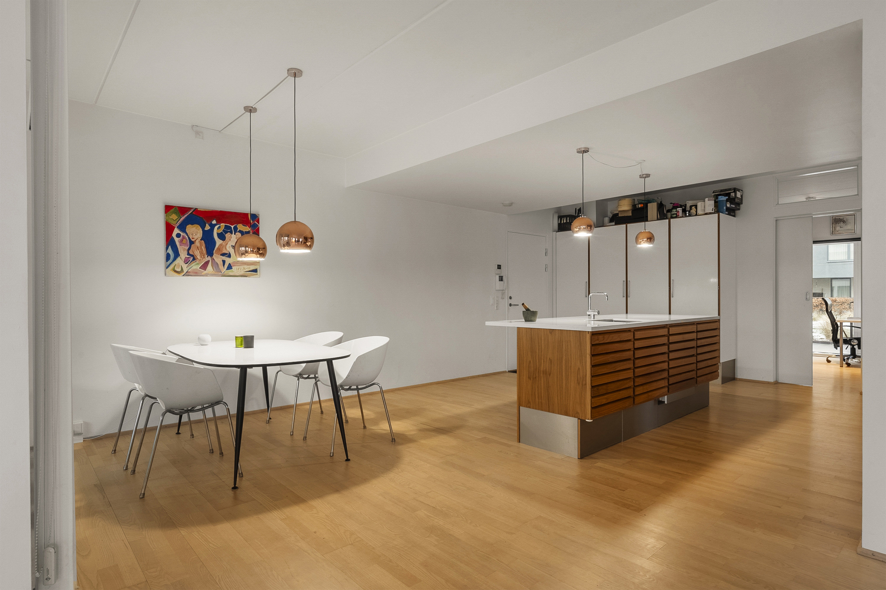 Fremhævet spisekøkken billede i fuldskærmstilstand. Billede af Promenadebyen 6, st.., 5000 Odense C