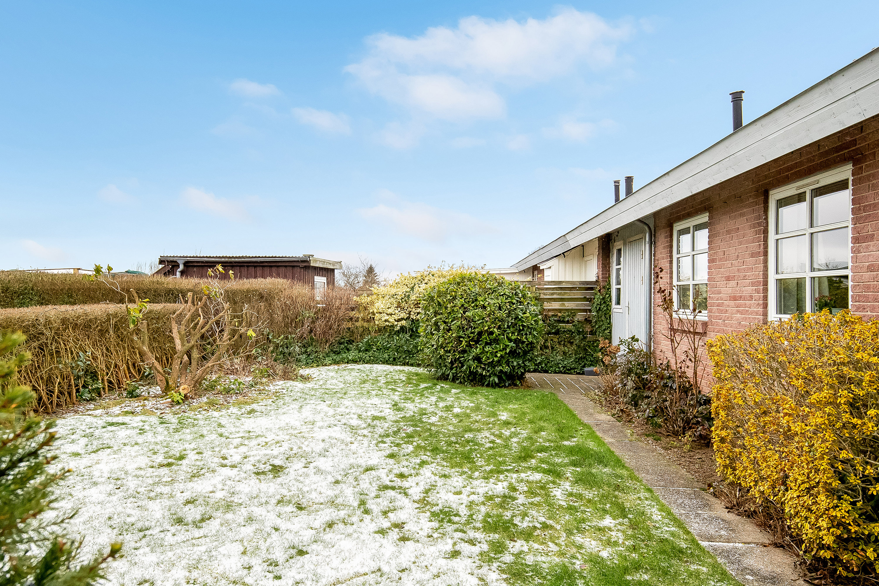 Fremhævet have billede i fuldskærmstilstand. Billede af Prangerager 41, Bredballe, 7120 Vejle Øst