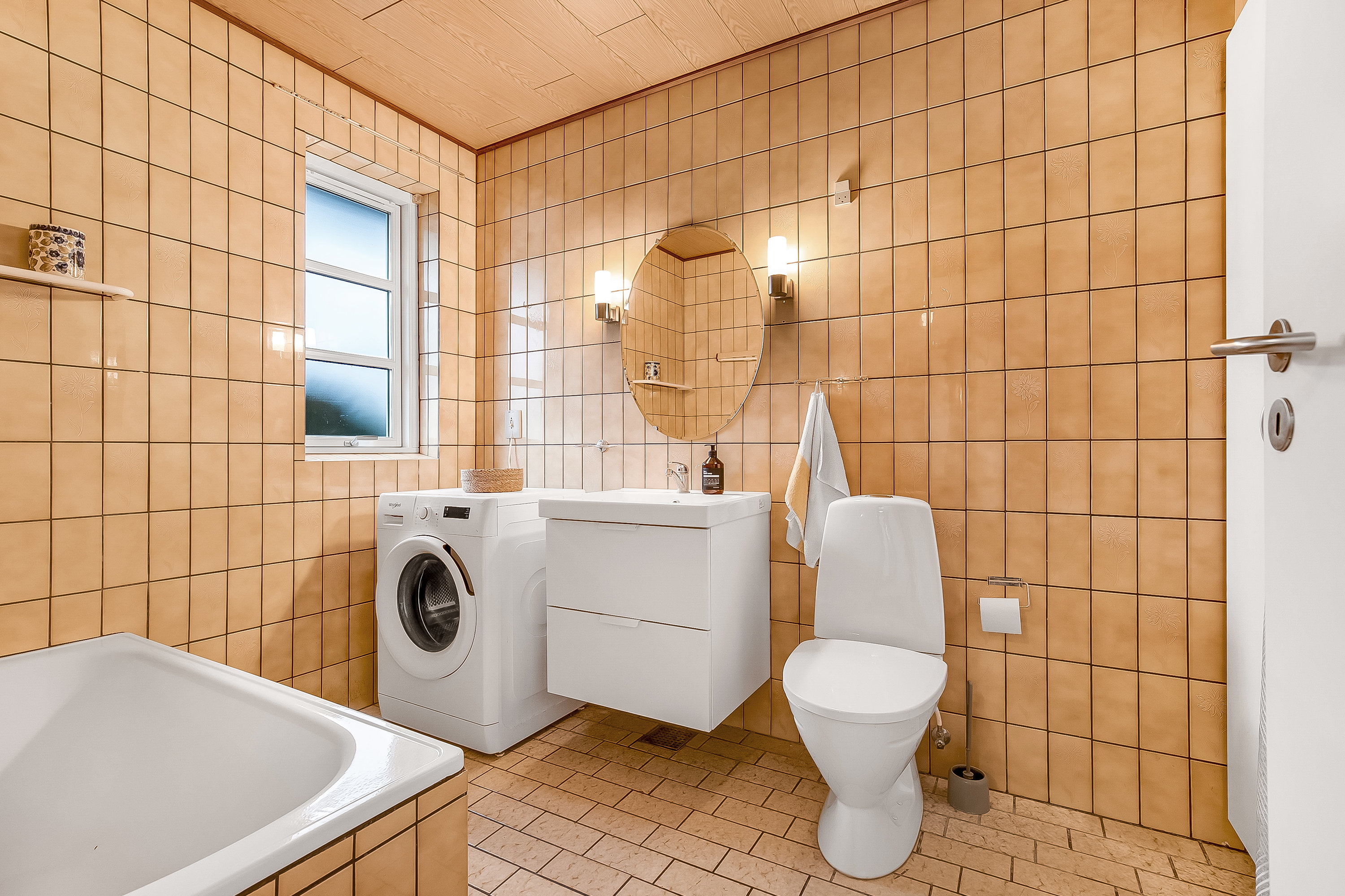 Fremhævet badeværelse billede i fuldskærmstilstand. Billede af Prangerager 41, Bredballe, 7120 Vejle Øst