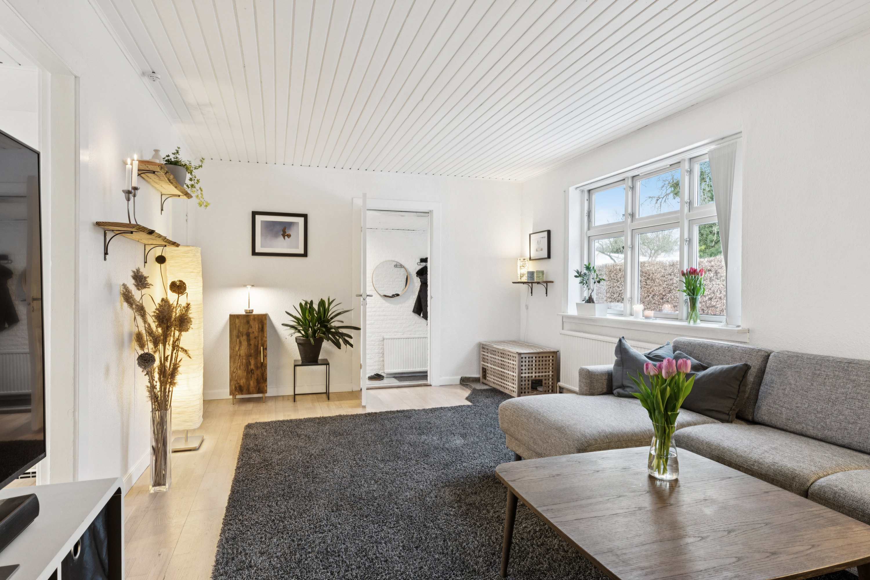 Fremhævet stue billede i fuldskærmstilstand. Billede af Vestervang 4, Fløng, 2640 Hedehusene